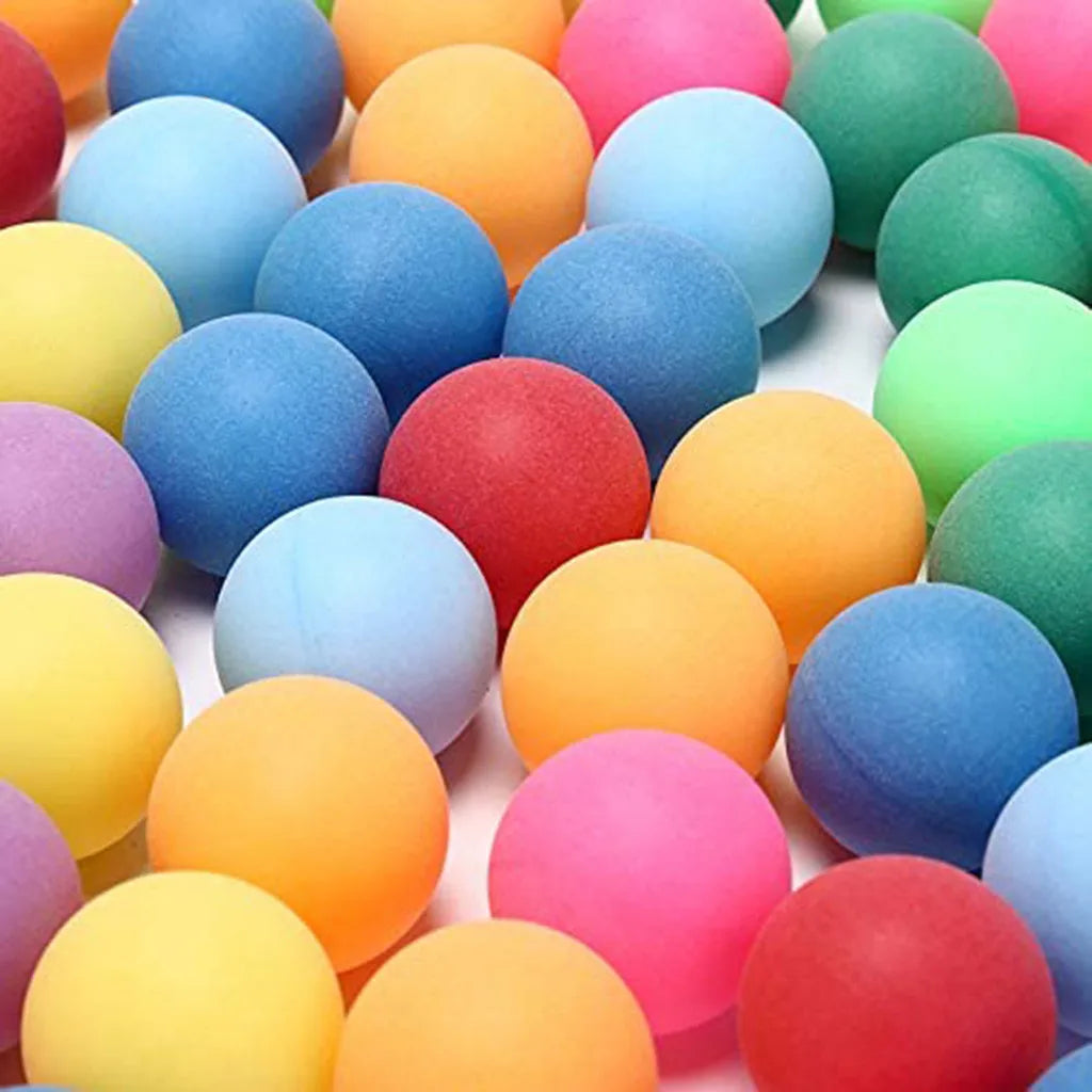 25pcs/pack Colored Pong Balls 40mm Entertainment Table Tennis Balls Training High Elasticity Quality Ping-pong Balls #P2