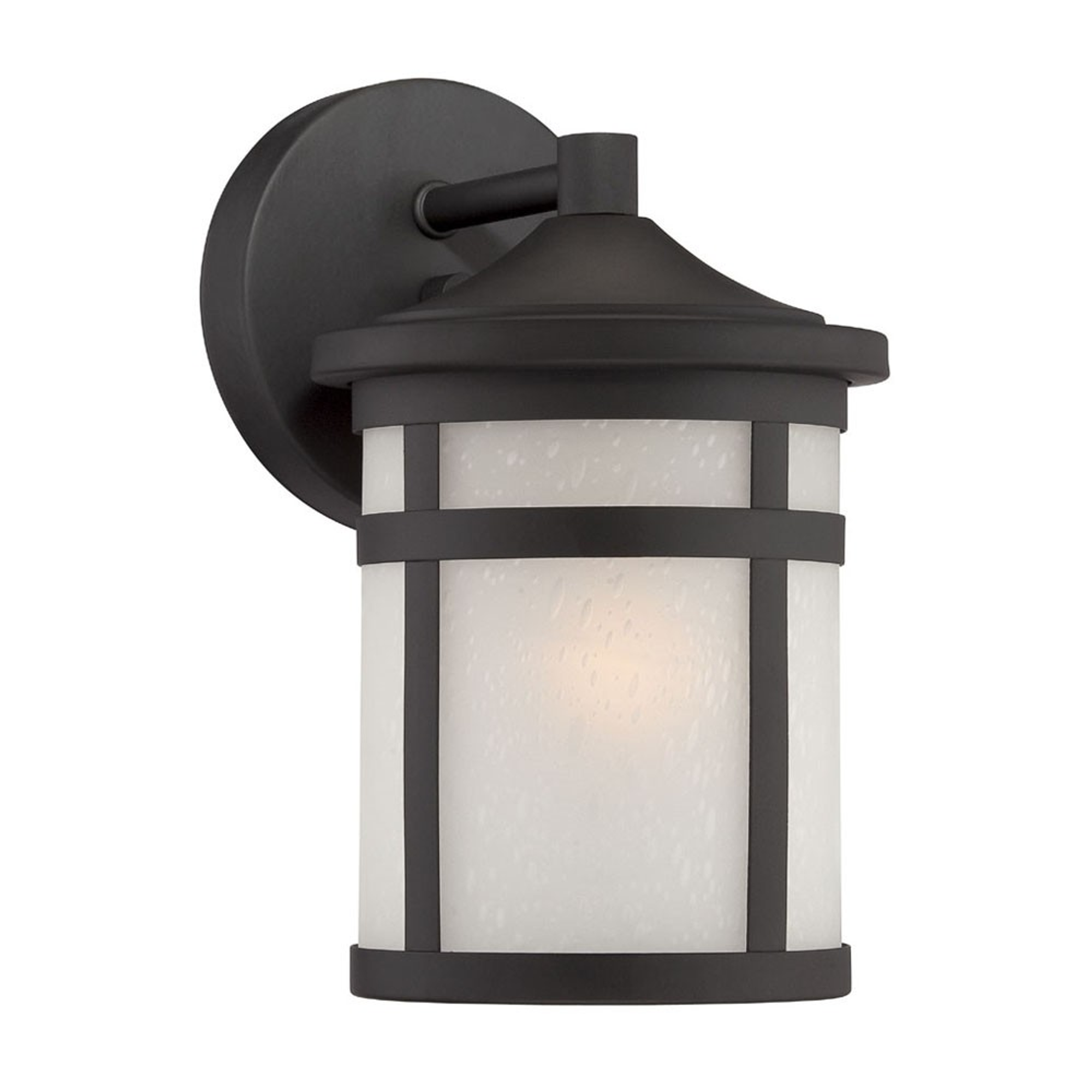 Matte Black Hanging Lantern Shape Wall Light Sports & Outdoor