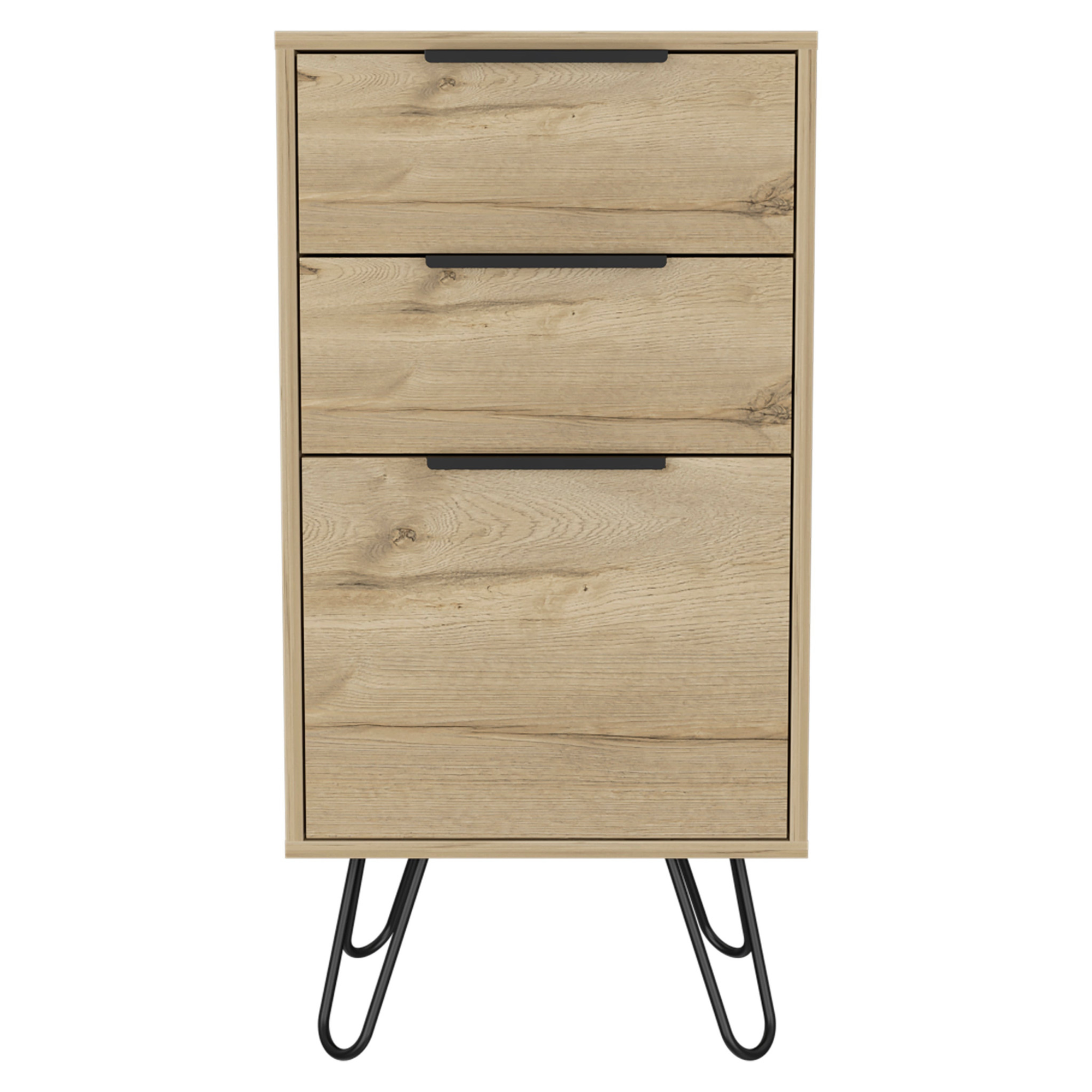 18" Natural Three Drawer Standard Chest - 1 - Home & Garden