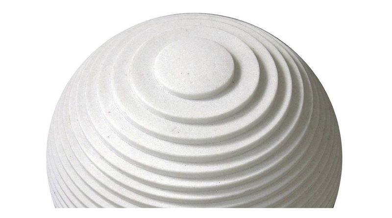 1 X 14 X 12 White Round With Lines And Light - Outdoor Ball - 1 - Sports & Outdoor