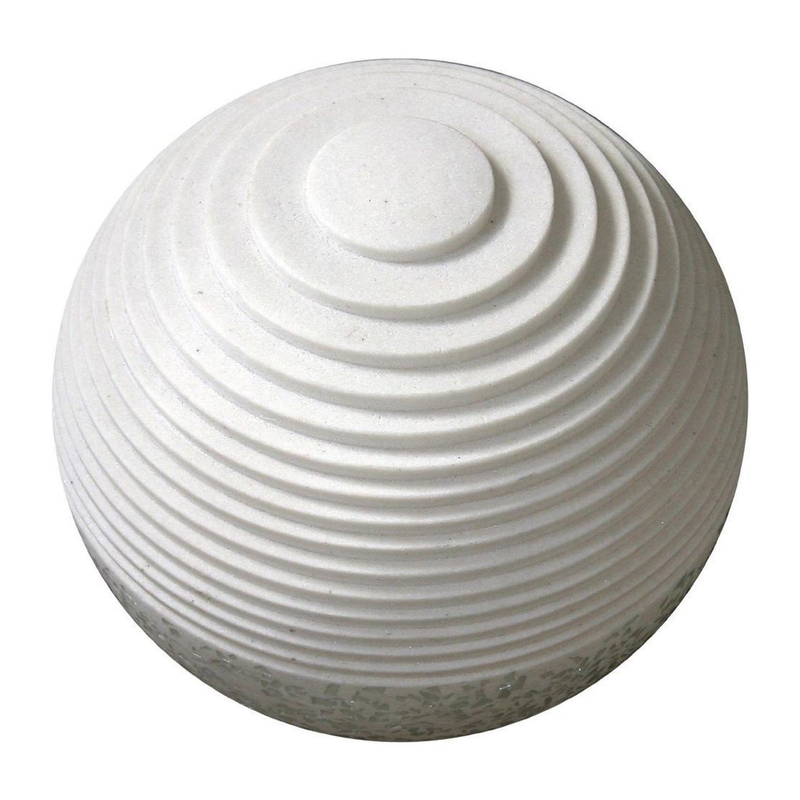 1 X 14 X 12 White Round With Lines And Light - Outdoor Ball - 1 - Sports & Outdoor