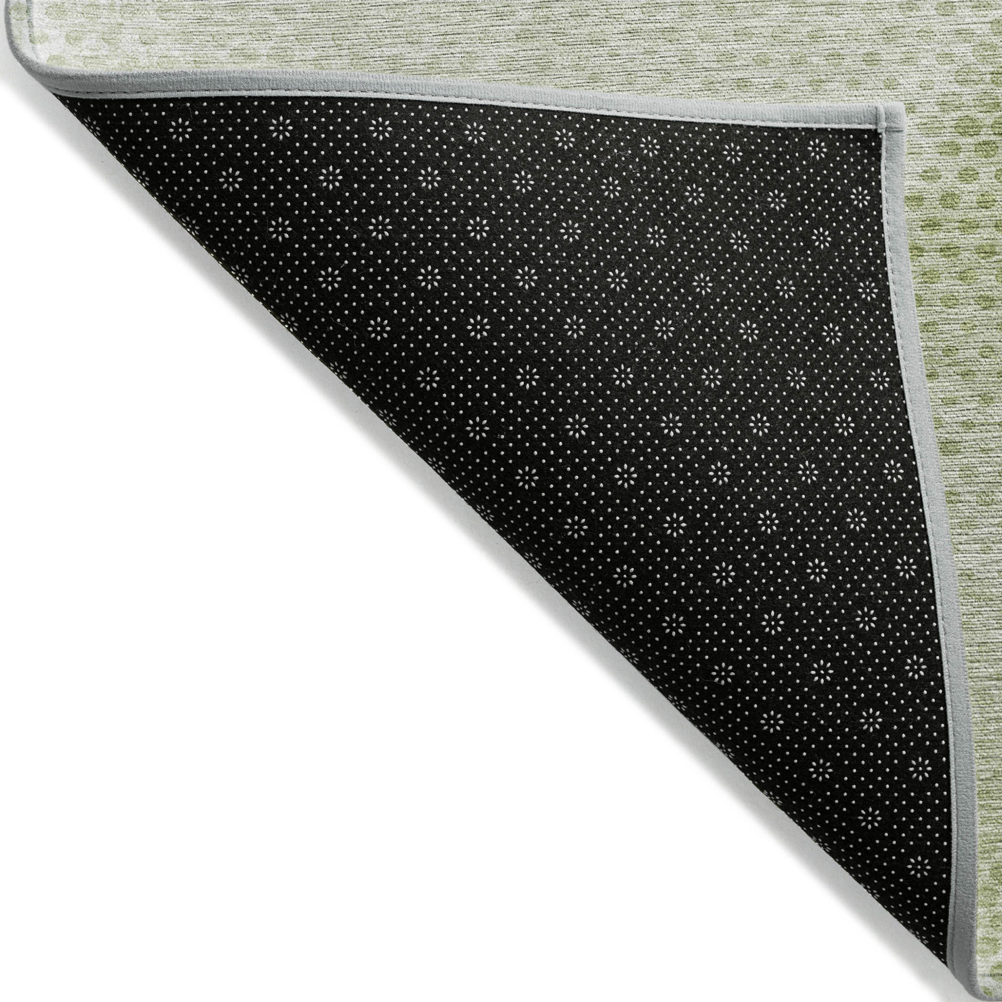 10' X 14' Mint Green Geometric Washable Non Skid Indoor Outdoor Area Rug - 1 - Sports & Outdoor
