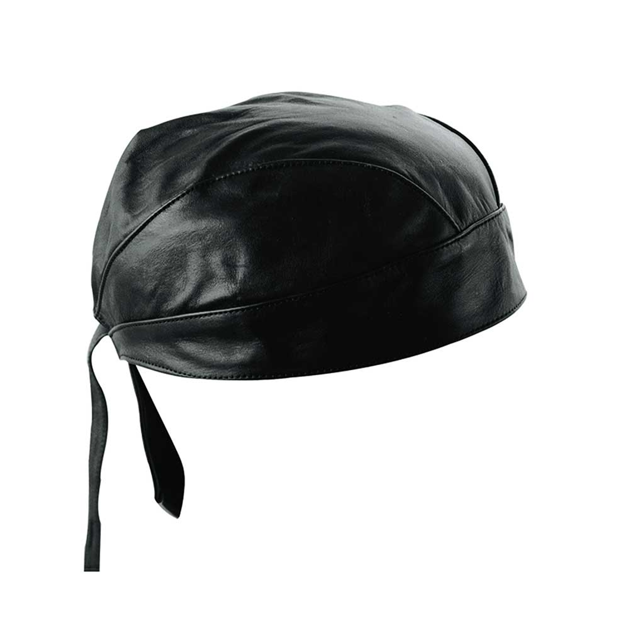 1335.00 - Mens Premium Leather Headwrap - Black / 1 - Apparel and Accessories