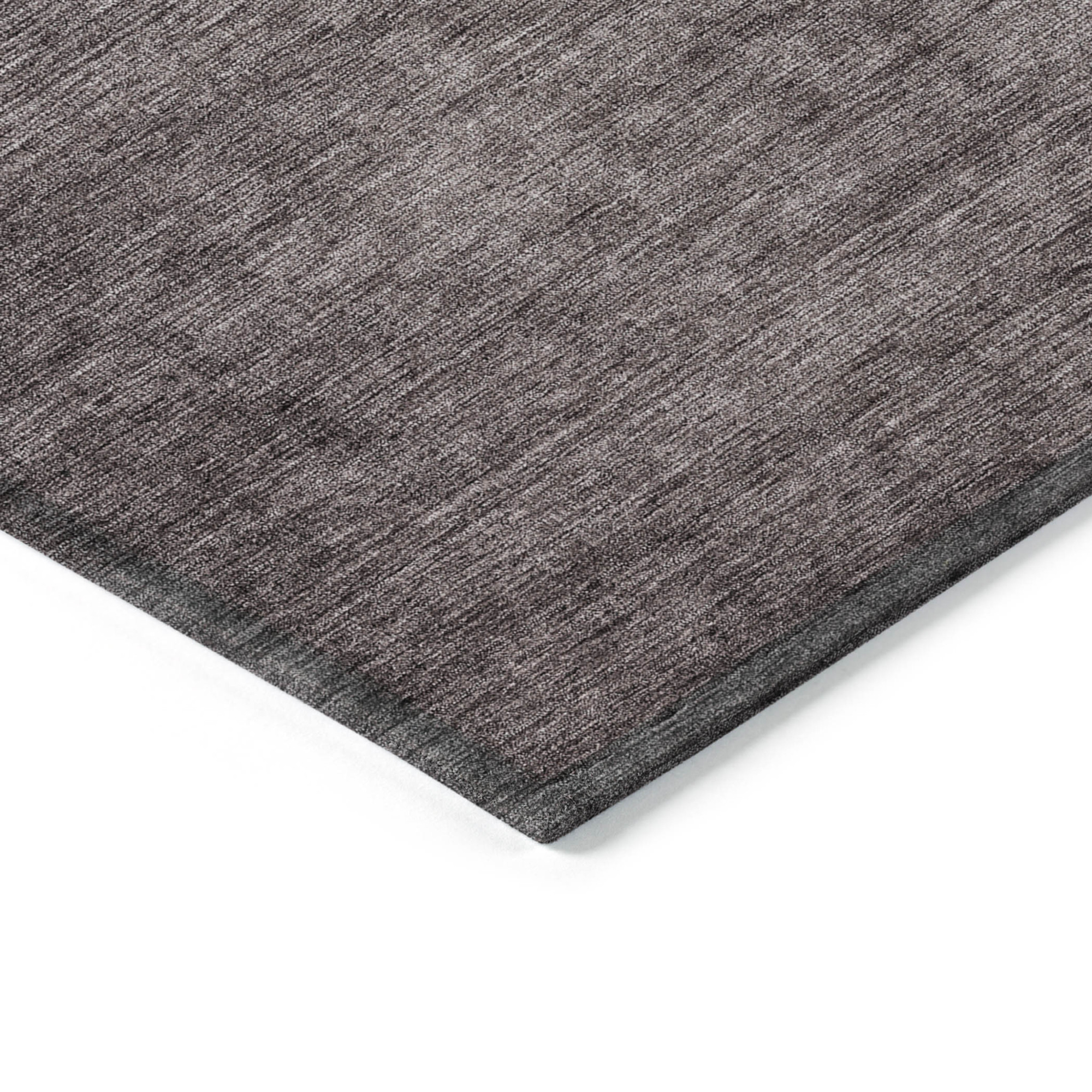 10' X 14' Gray Charcoal And Brown Ombre Washable Indoor Outdoor Area Rug - 1 - Sports & Outdoor