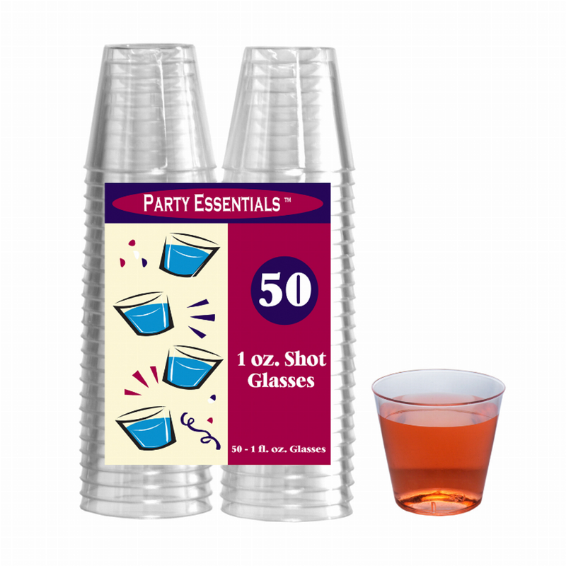 1 Oz. Clear Shot Glasses - Clear / 1 - Parties & Occasions