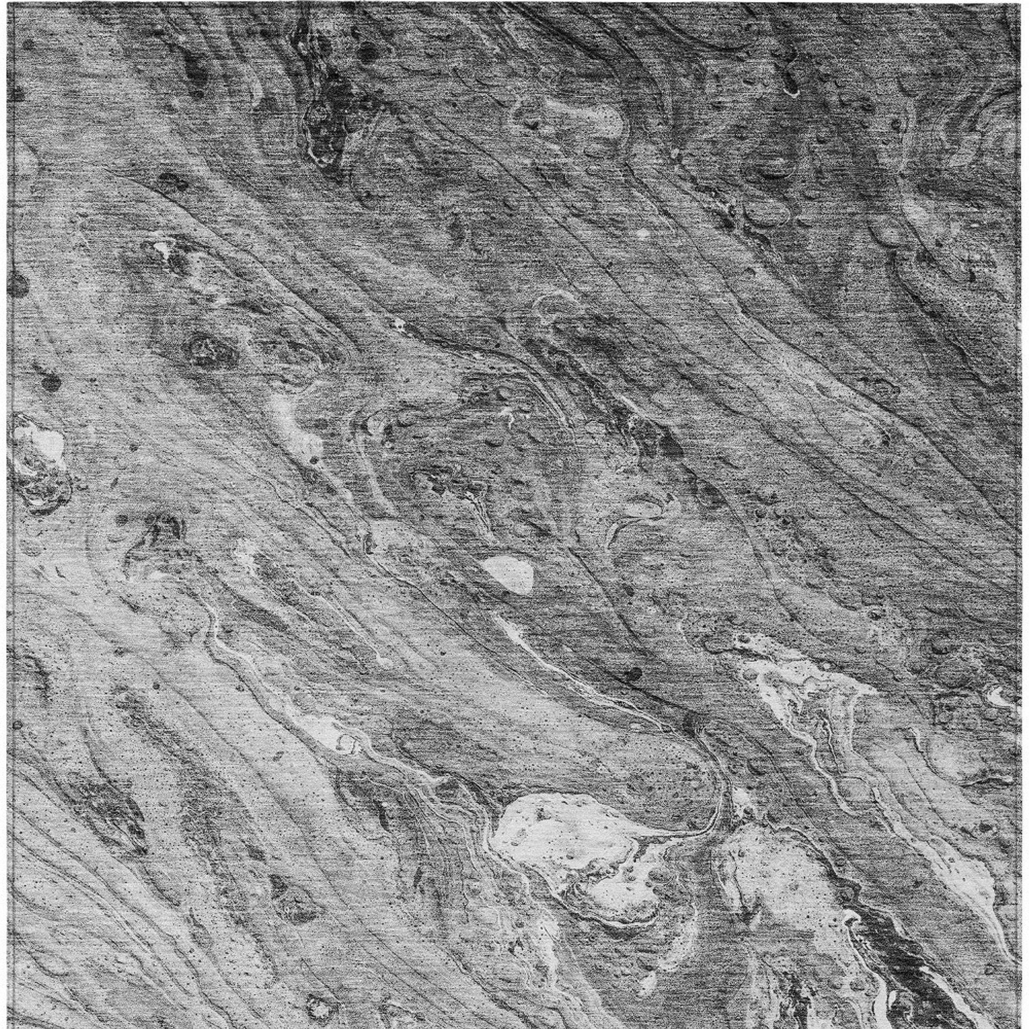 10' X 14' Gray Silver And Charcoal Abstract Washable Indoor Outdoor Area Rug - 1 - Sports & Outdoor
