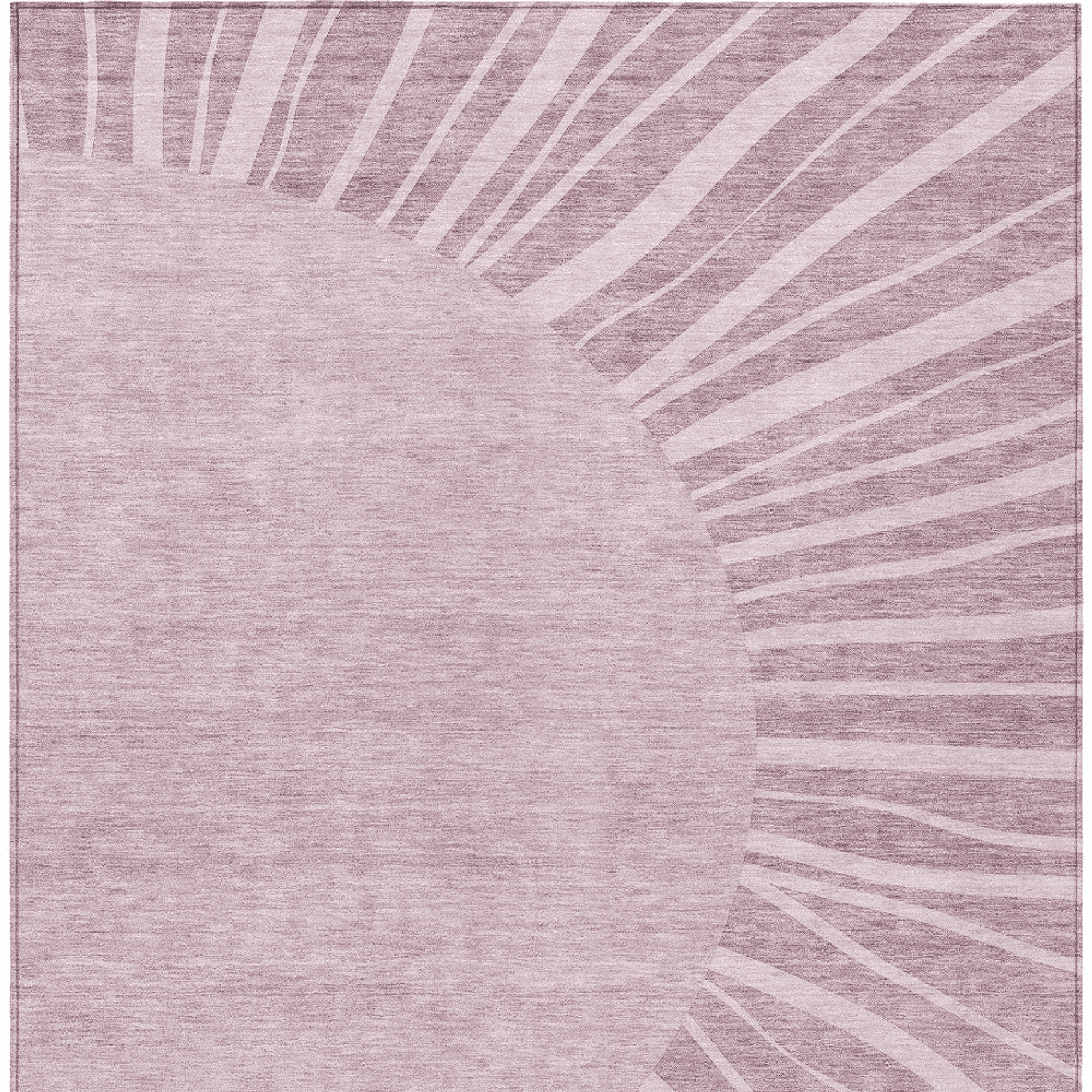 10' X 14' Blush Pink And Mauve Abstract Washable Indoor Outdoor Area Rug - 1 - Sports & Outdoor