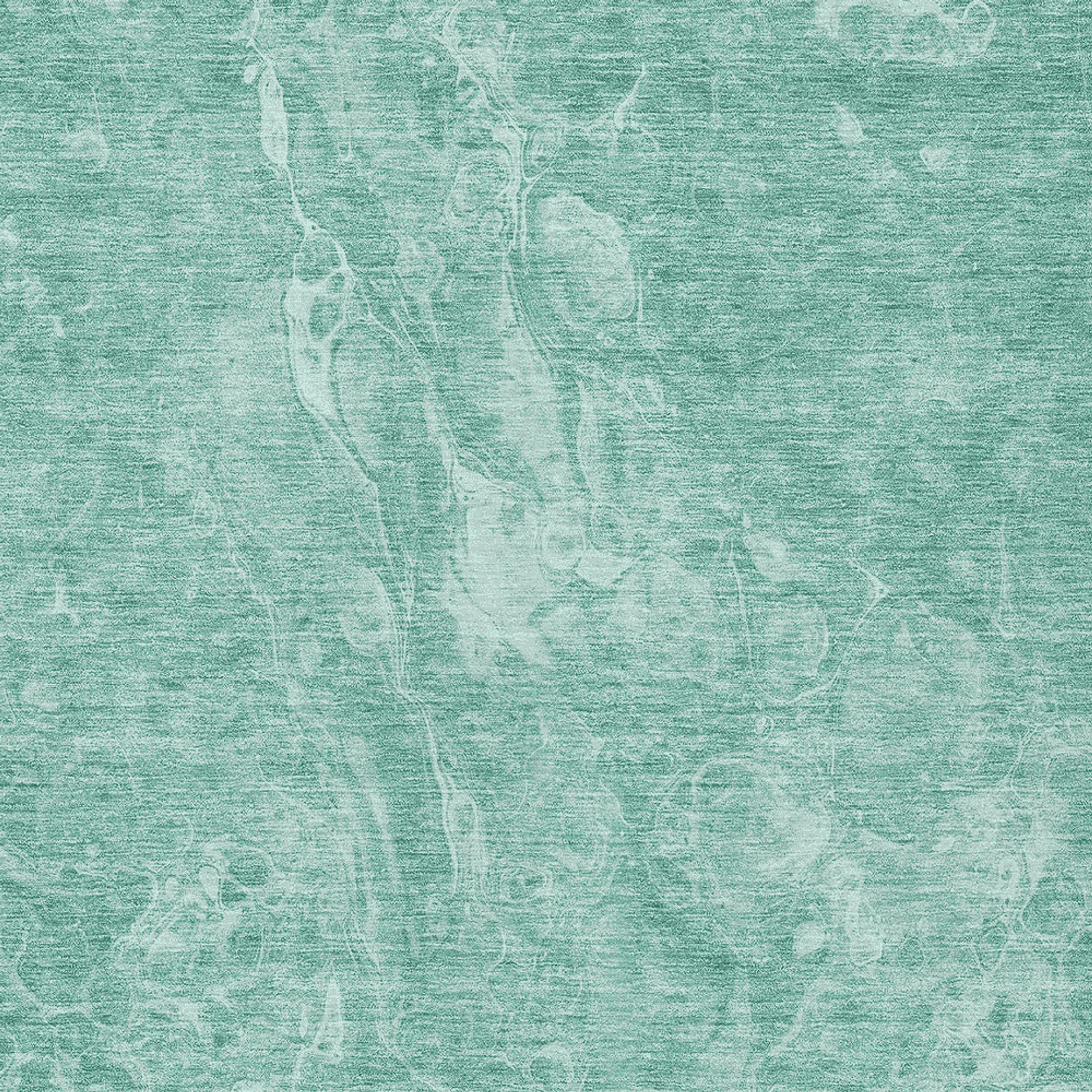 10' X 14' Teal Blue Aqua And Green Abstract Washable Indoor Outdoor Area Rug - 1 - Sports & Outdoor