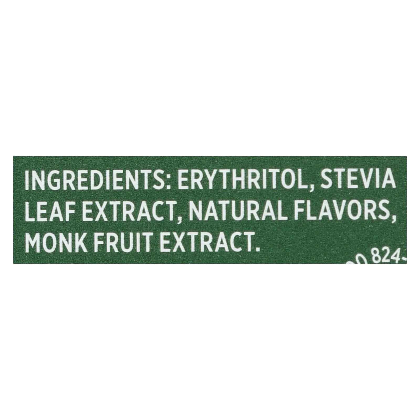Whole Earth Sweetener Co Stevia Leaf & Monk Fruit Natural Sweetener Blend - Case Of 12 - 40 Ct