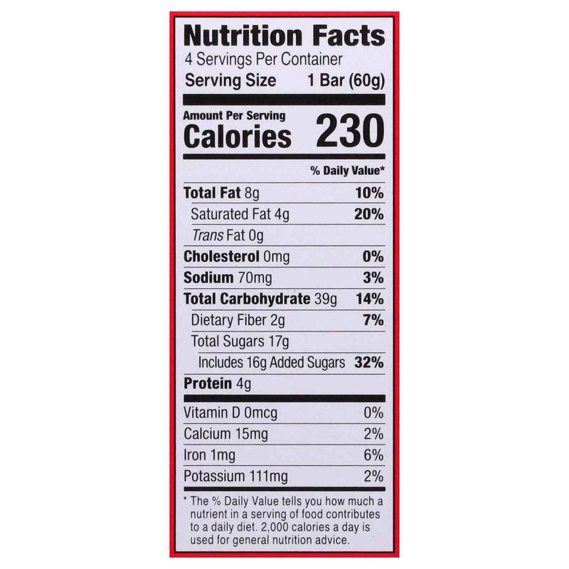 Bobo's Oat Bars - Pb&js Strawberry Jam - Cs Of 6-4/2.1 Oz
