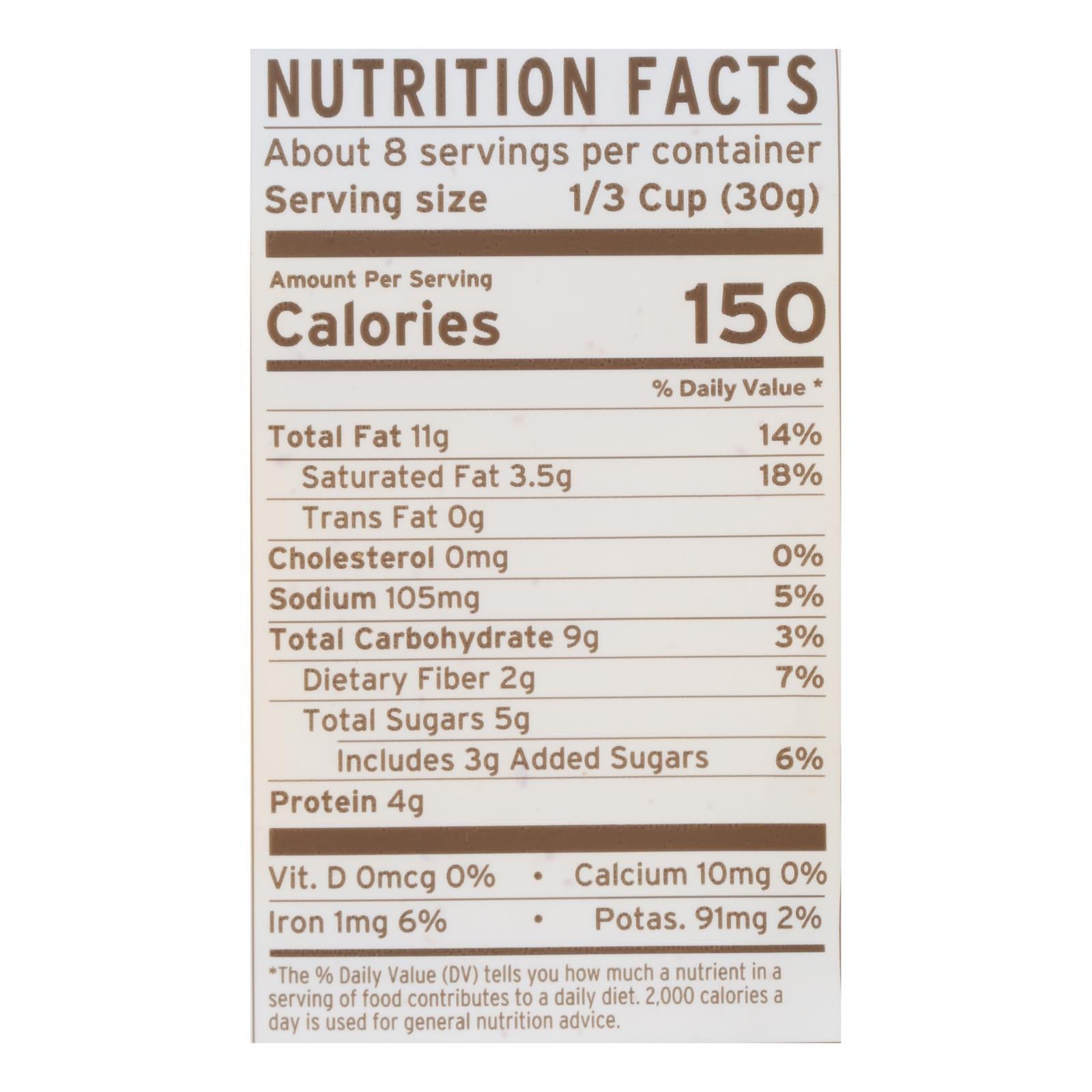 Purely Elizabeth Grain-free Granola - Banana Nut Butter - Case Of 6 - 8 Oz. - GreatEagleInc