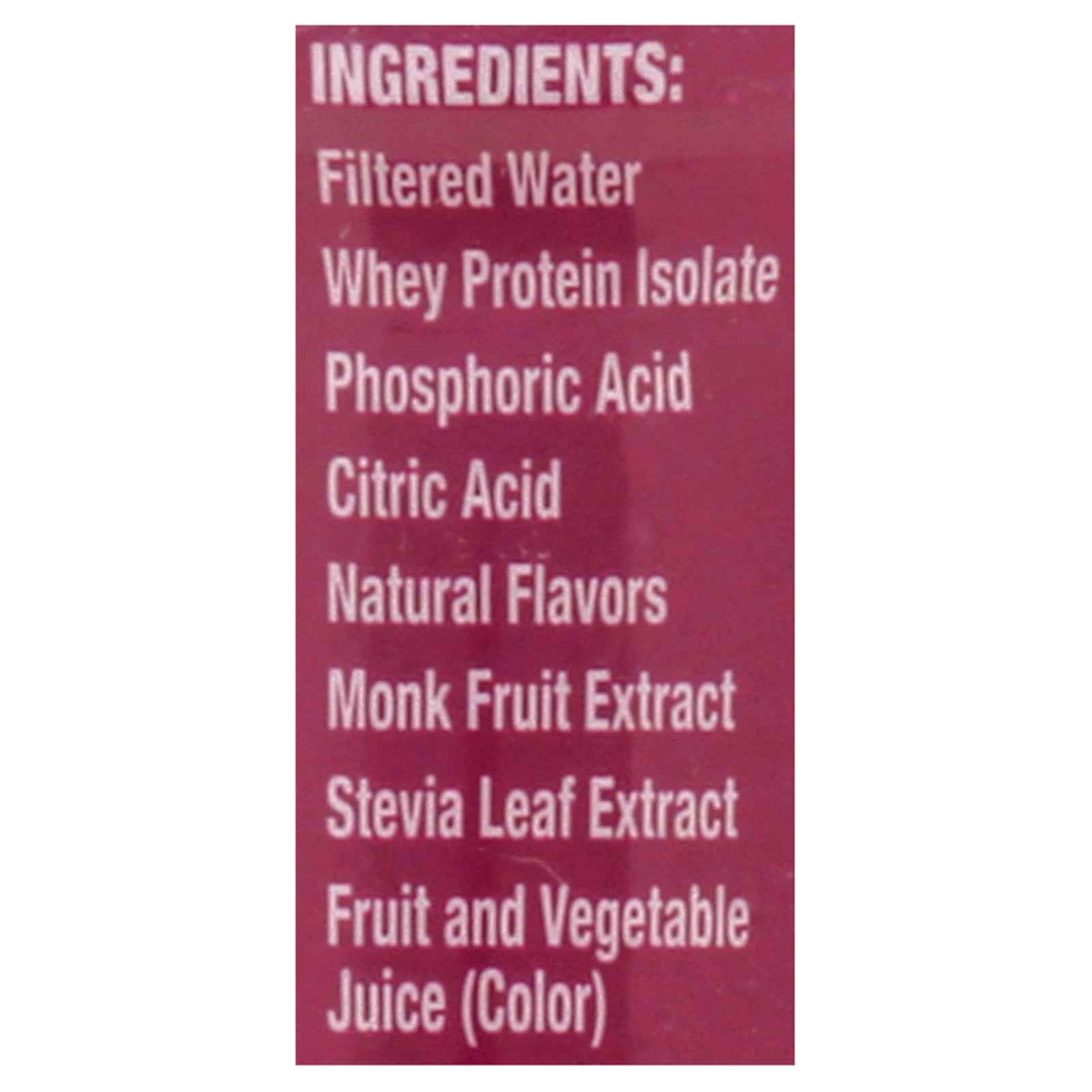 Ready Water - Water Protein Blk Cherry - Cs Of 12-16.9 Fz