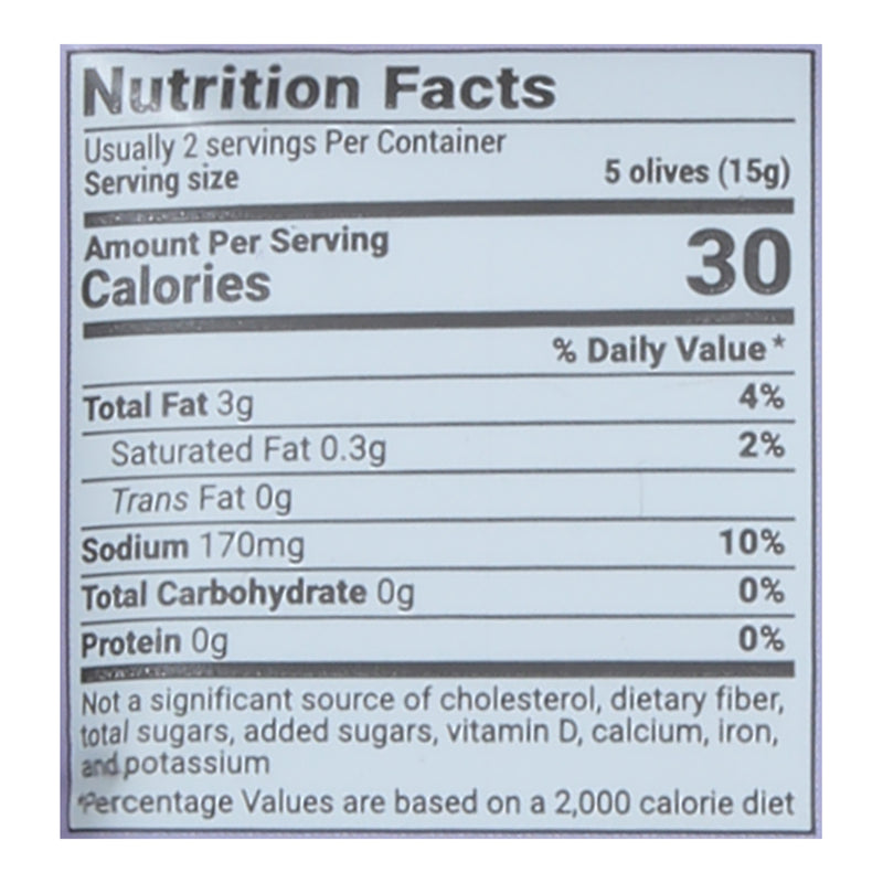 Poshi - Olive Blk Chili&gar Pittd - Cs Of 10-1.1 Oz