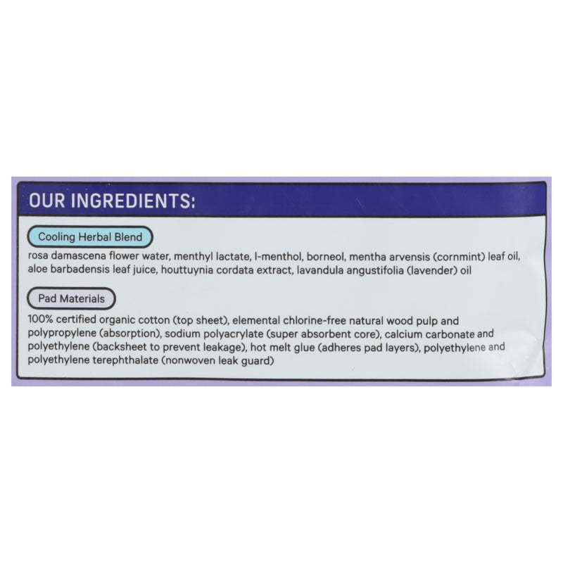 The Honey Pot - Menstrl Pads Ovrnt Herbal - Ea Of 1-12 Ct