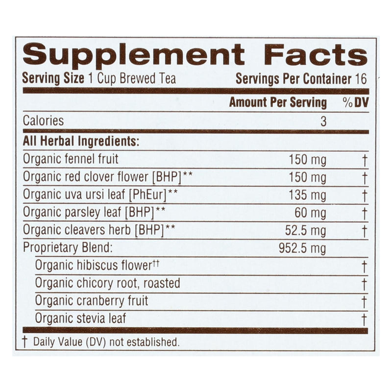 Traditional Medicinals Organic Weightless Cranberry Herbal Tea - Caffeine Free - 16 Bags - GreatEagleInc