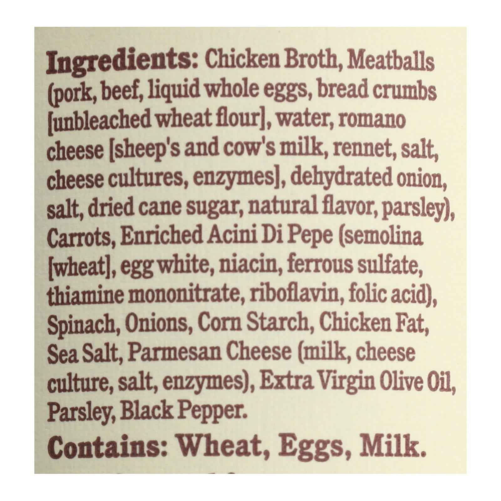 Rao's Specialty Food - Soup Italian Wedding - Case Of 6 - 16 Oz