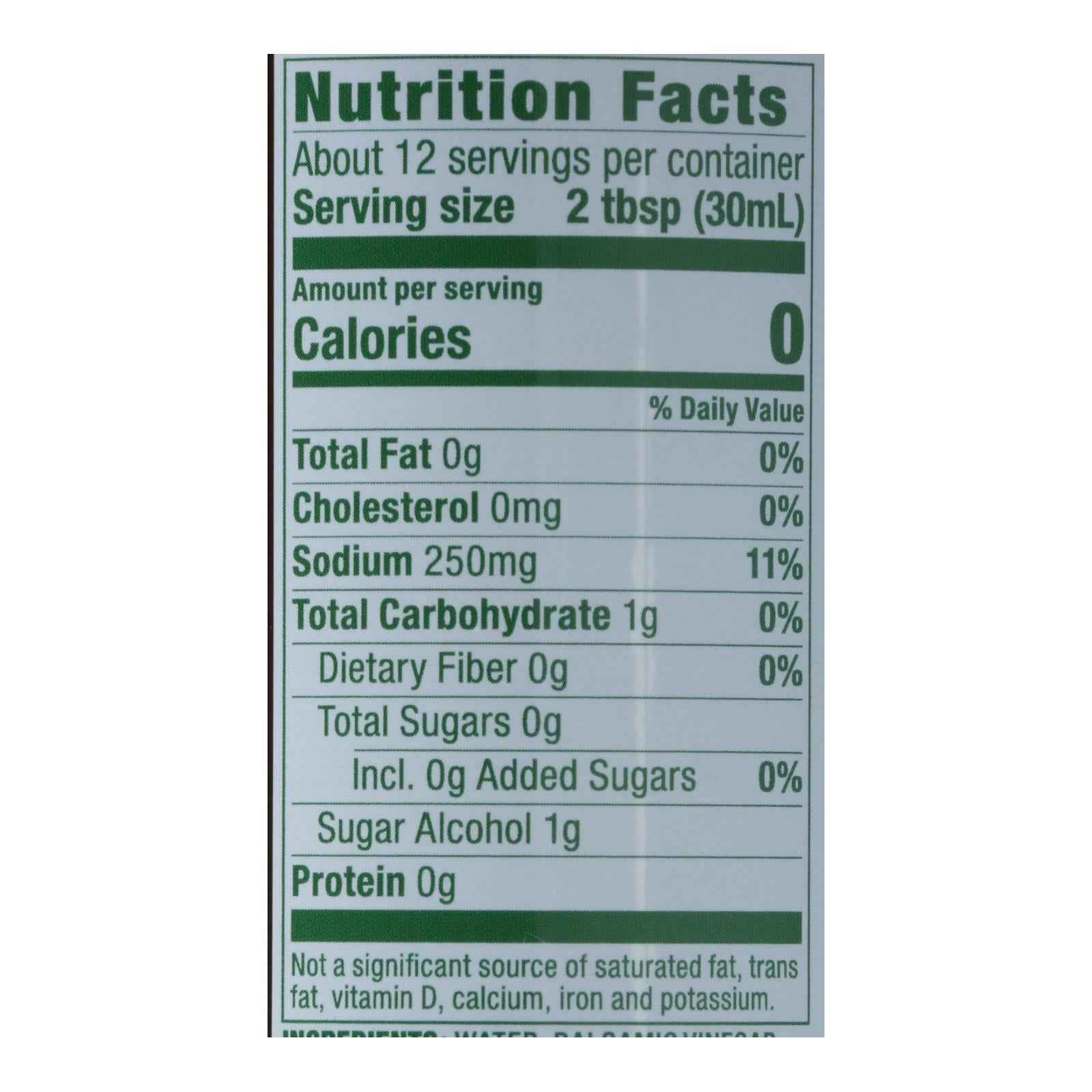 Walden Farms Balsamic Dressing  - Case Of 6 - 12 Fz