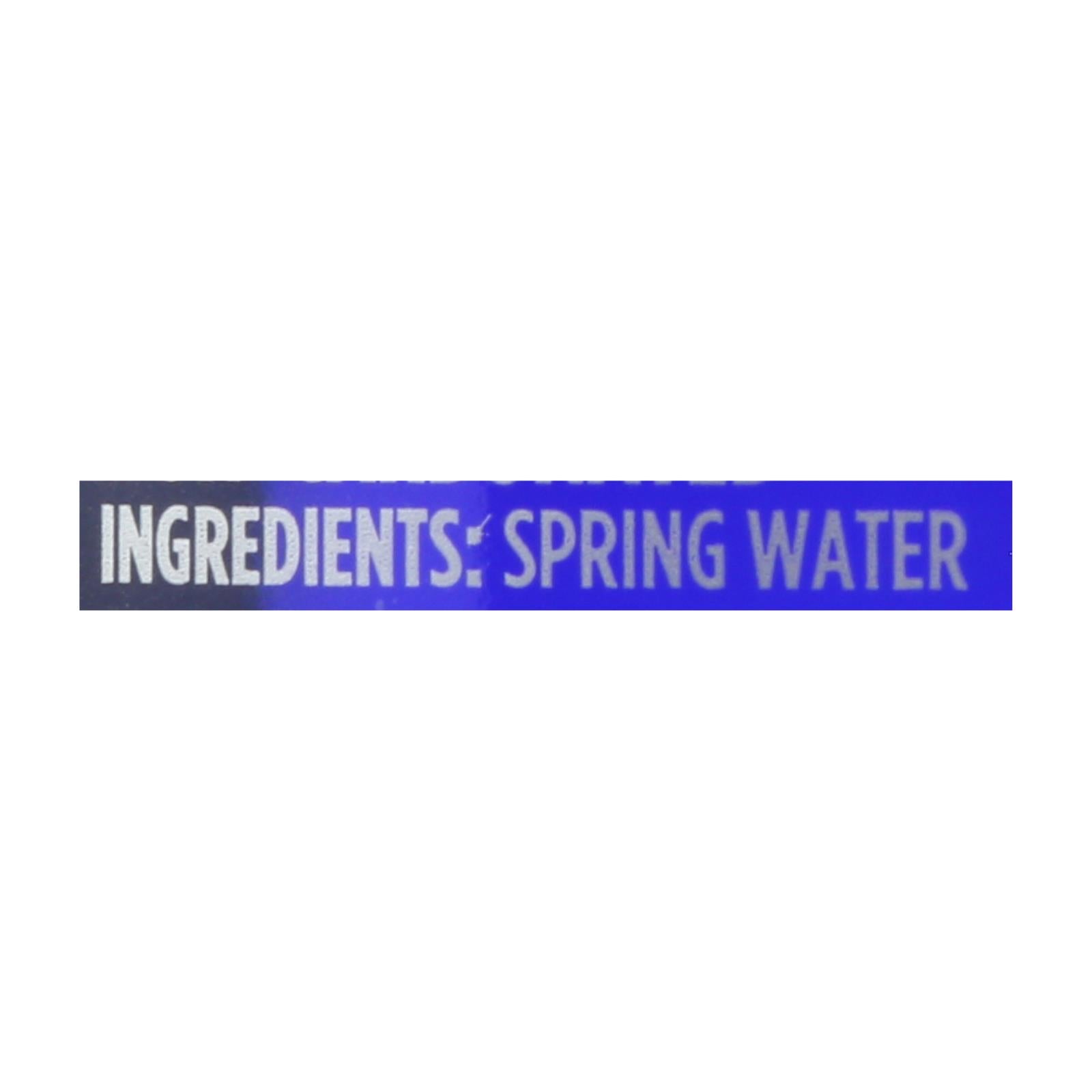 Saratoga Springs Water Natural Spring Water - Case Of 12 - 28 Fl Oz. - GreatEagleInc
