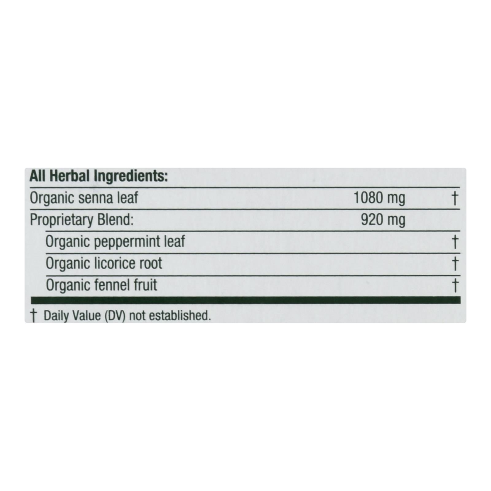 Traditional Medicinals Organic Smooth Tea - Senna Peppermint - 16 Bags - GreatEagleInc