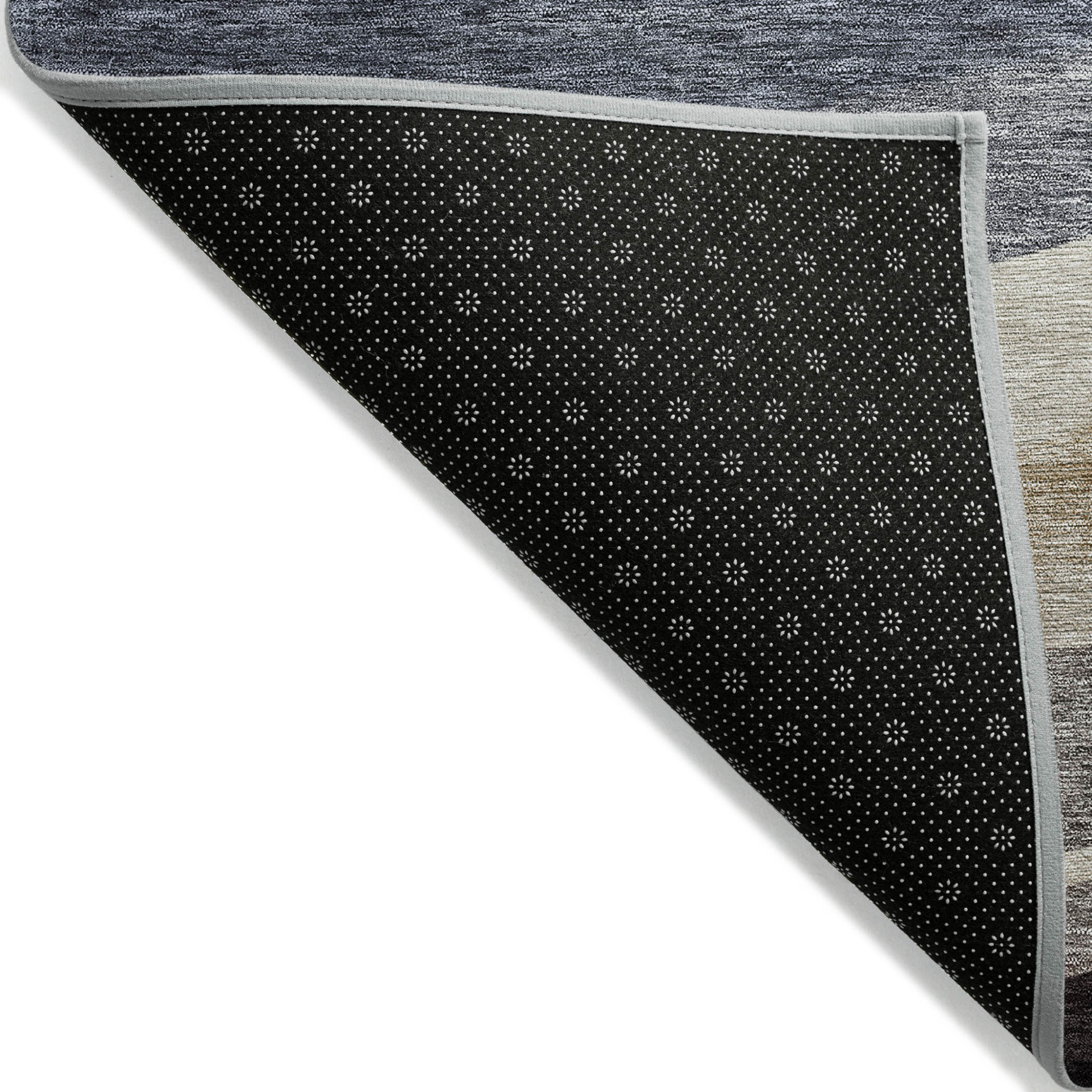 10' X 14' Blue Brown And Beige Abstract Washable Indoor Outdoor Area Rug - 1 - Sports & Outdoor