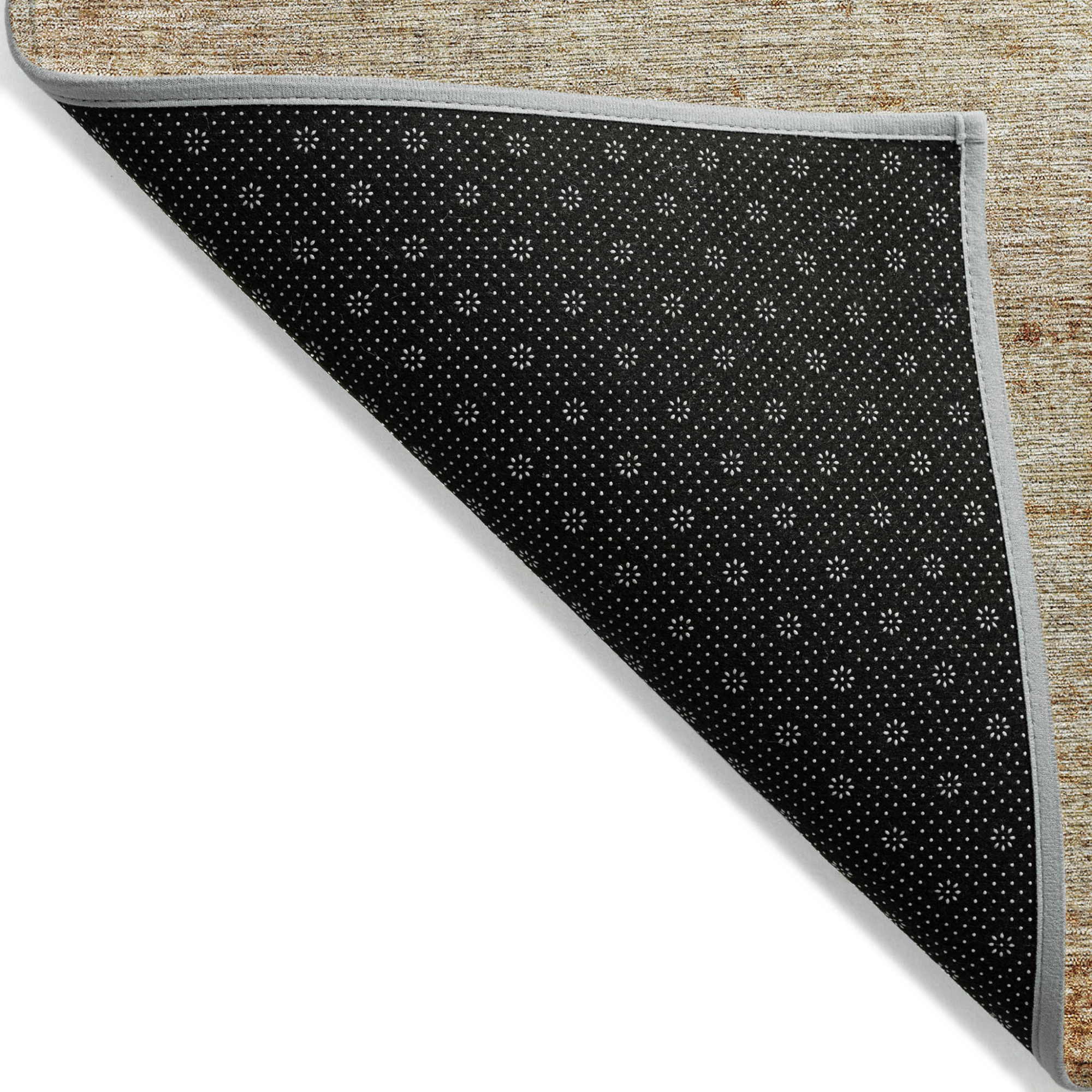 10' X 14' Copper And Terra Cotta Abstract Washable Indoor Outdoor Area Rug - 1 - Sports & Outdoor