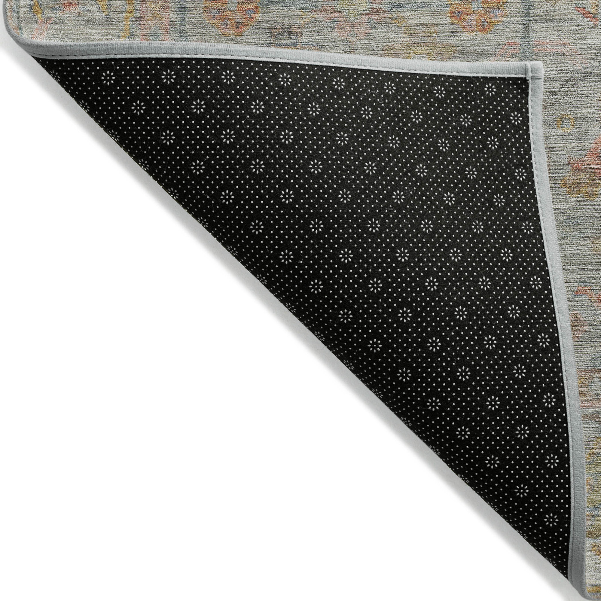 10' X 14' Taupe Terra Cotta And Tan Floral Washable Indoor Outdoor Area Rug - 1 - Sports & Outdoor
