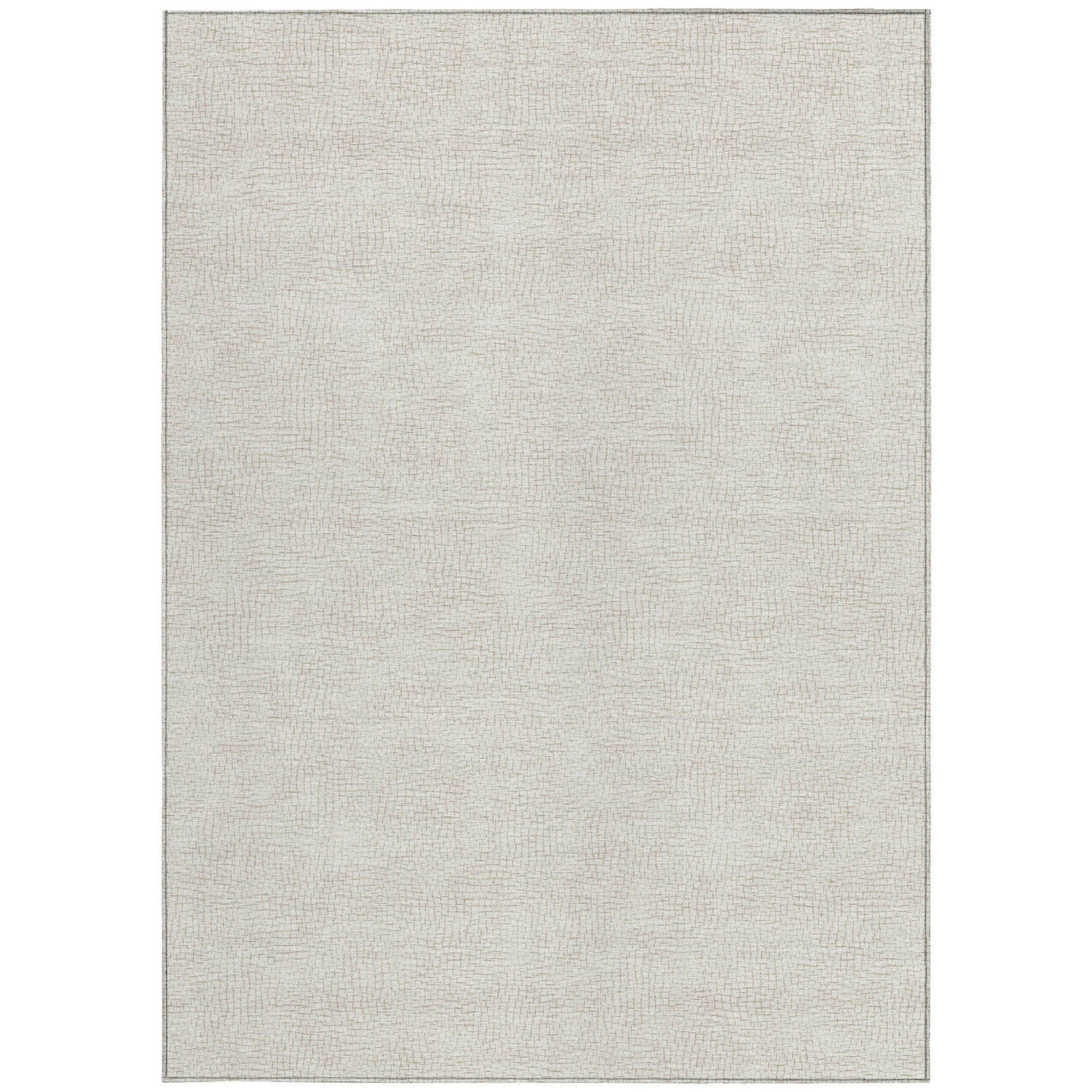 10' X 14' Beige And Brown Geometric Washable Indoor Outdoor Area Rug - 1 - Sports & Outdoor