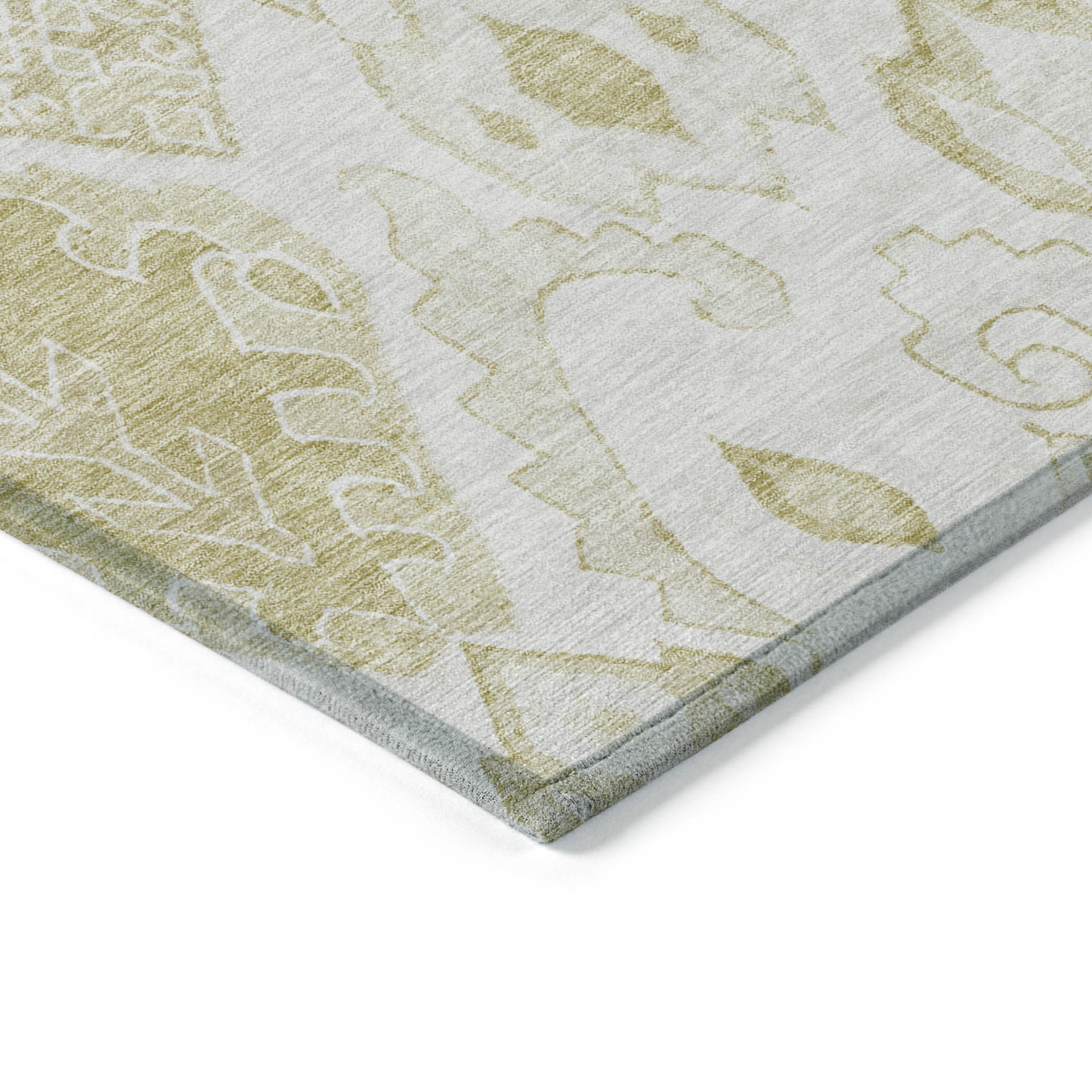 10' X 14' Beige Tan And Ivory Moroccan Washable Indoor Outdoor Area Rug - 1 - Sports & Outdoor
