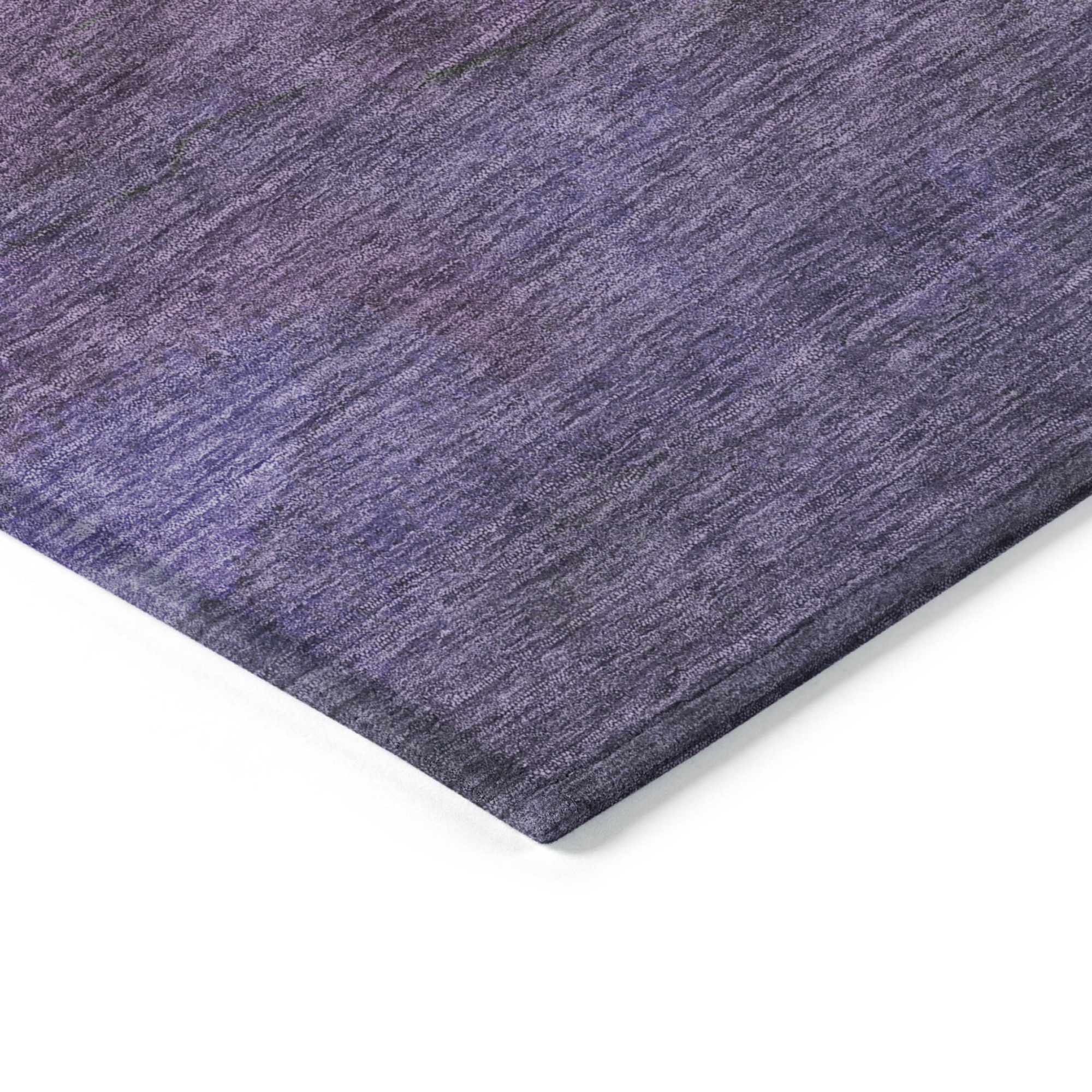 8' X 10' Purple And Lavender Abstract Washable Indoor Outdoor Area Rug Sports & Outdoor