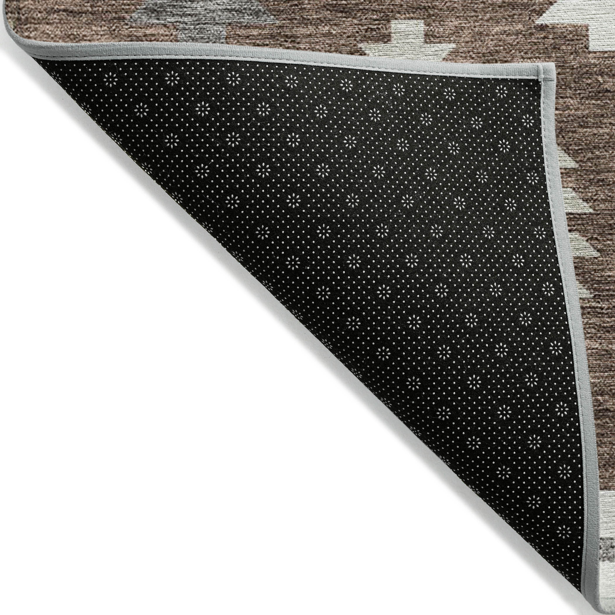 10' X 14' Brown Ivory And Taupe Southwestern Washable Indoor Outdoor Area Rug - Sports & Outdoor