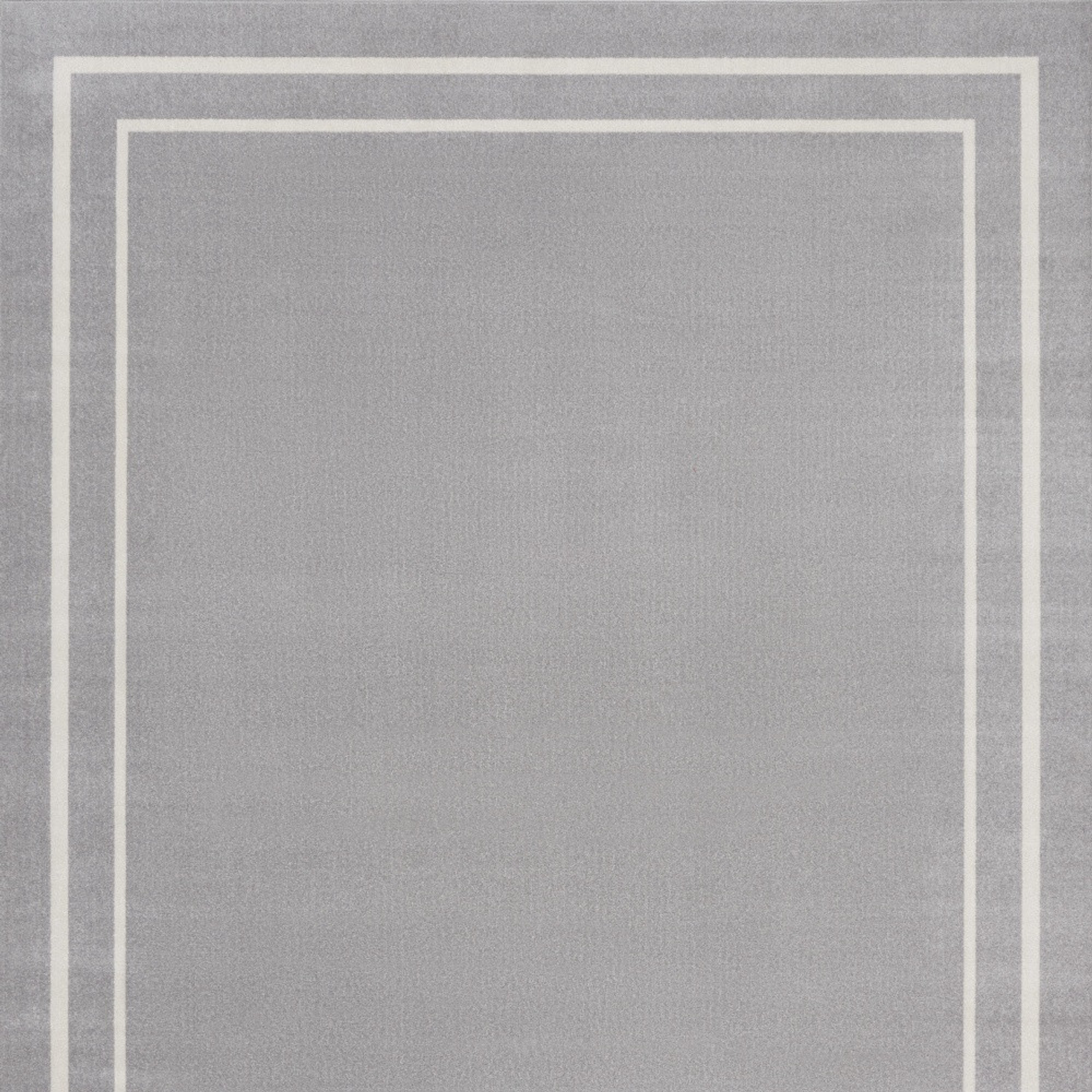 10' X 14' Gray And Ivory Indoor Outdoor Area Rug - Sports & Outdoor