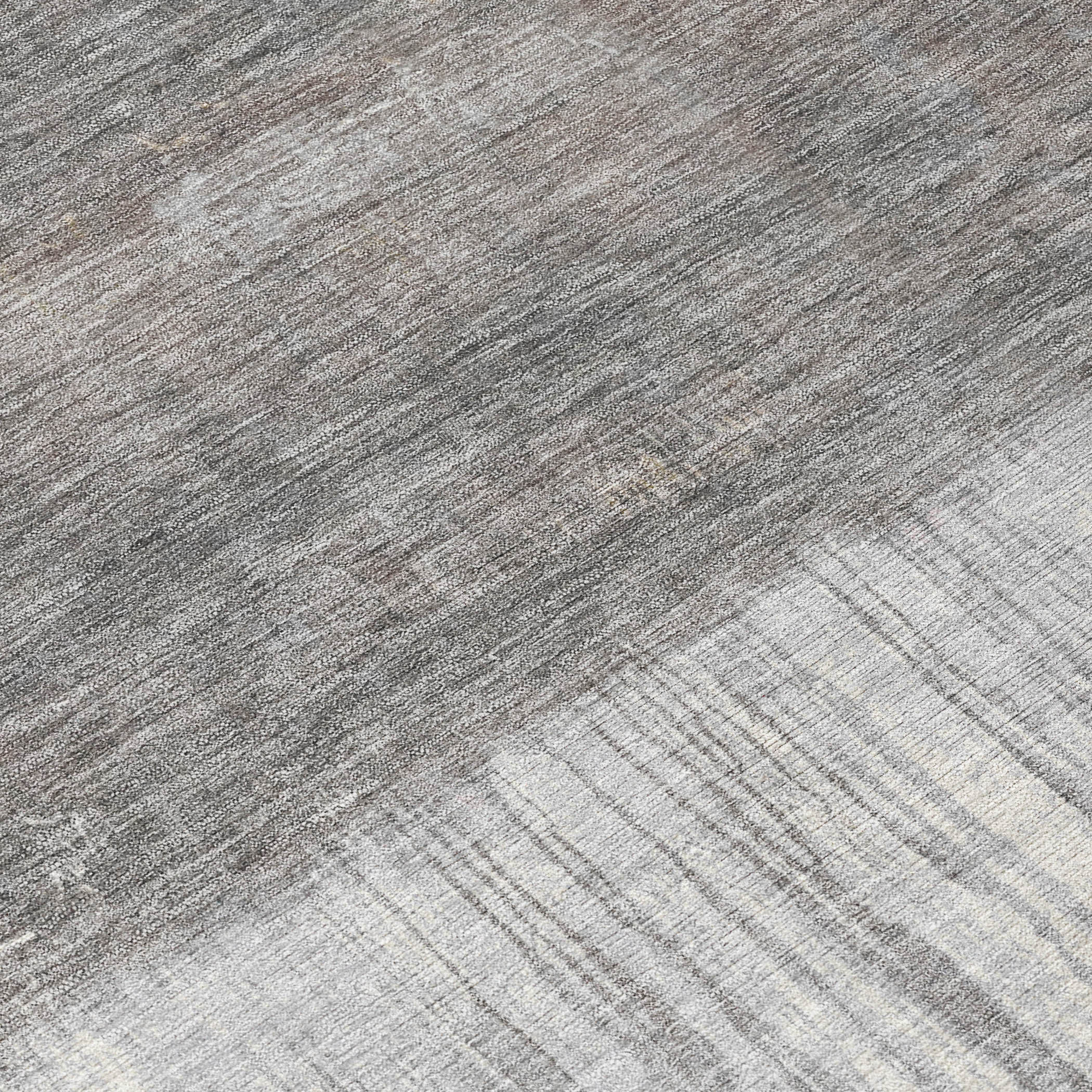 10' X 14' Taupe And Gray Abstract Washable Indoor Outdoor Area Rug - Sports & Outdoor