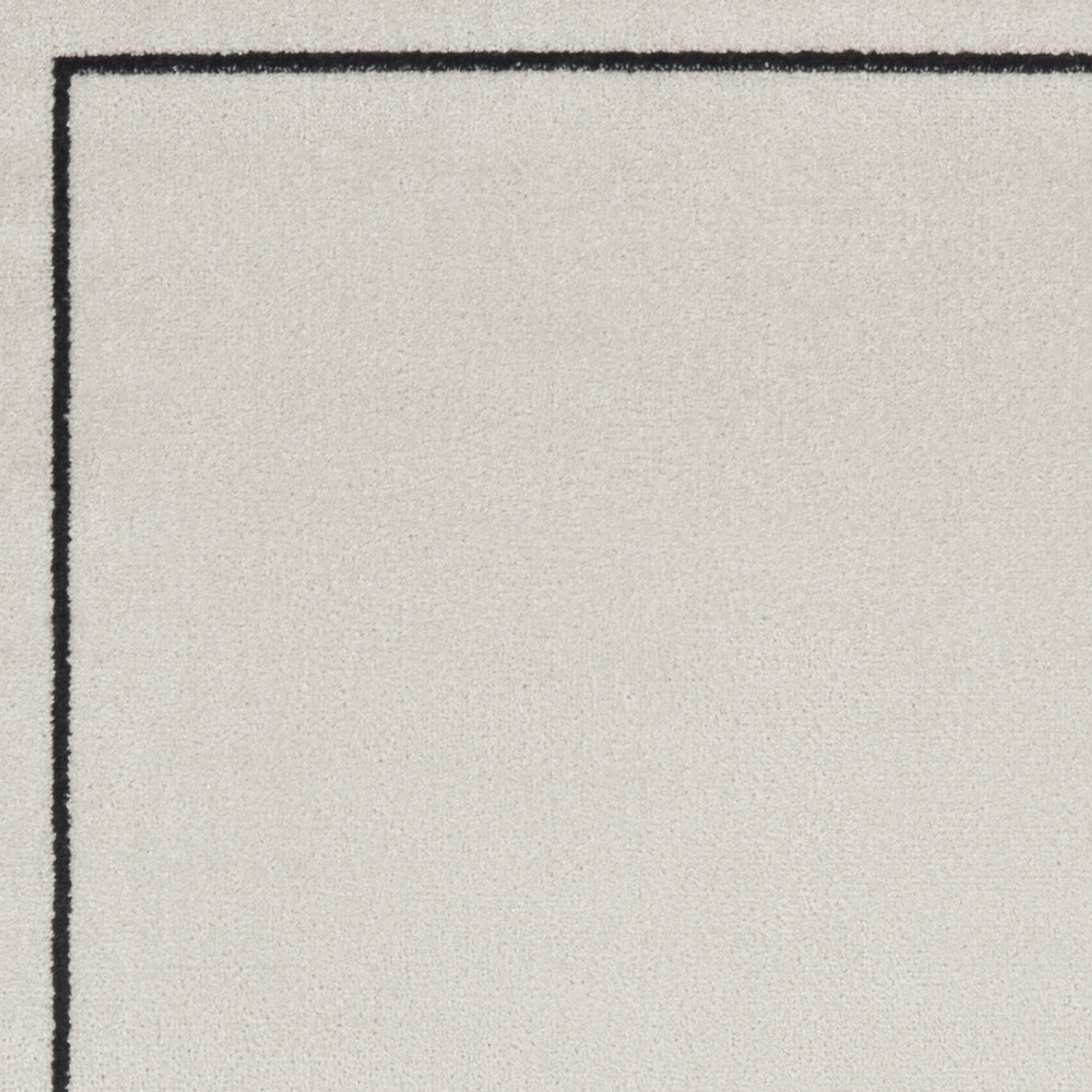 2' X 4' Ivory And Black Indoor Outdoor Area Rug - Sports & Outdoor