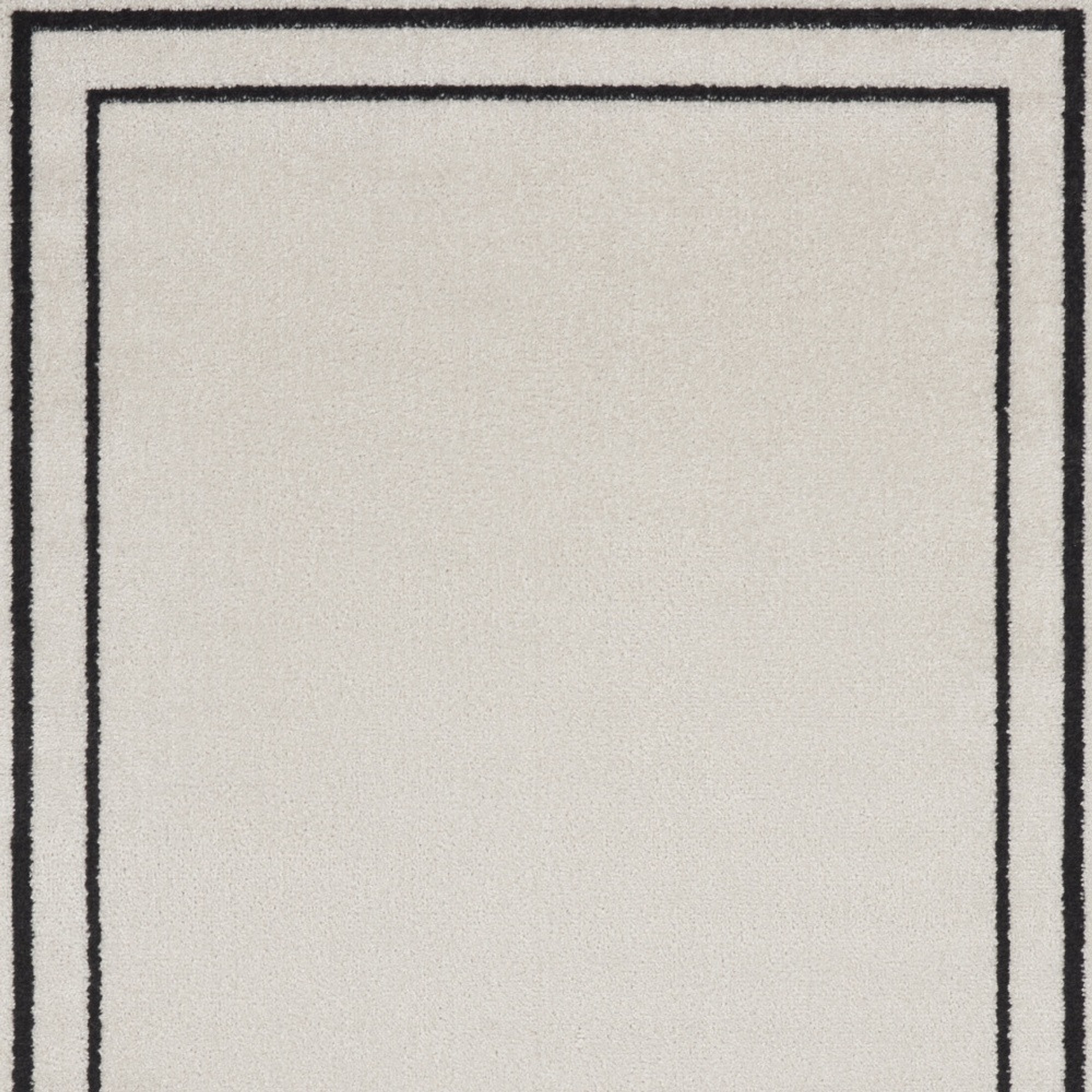 2' X 4' Ivory And Black Indoor Outdoor Area Rug - Sports & Outdoor
