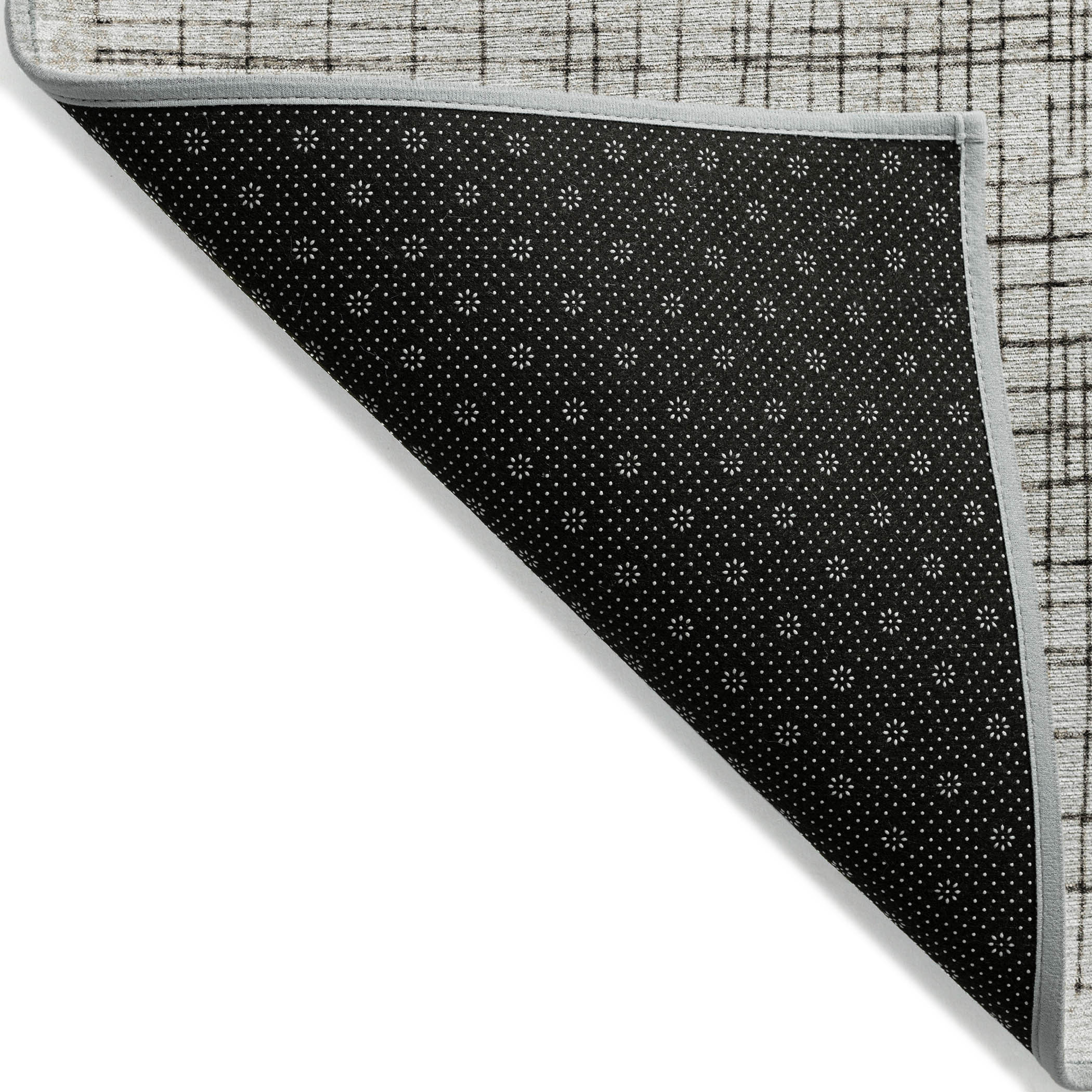 10' X 14' Ivory And Black Geometric Washable Indoor Outdoor Area Rug - Sports & Outdoor