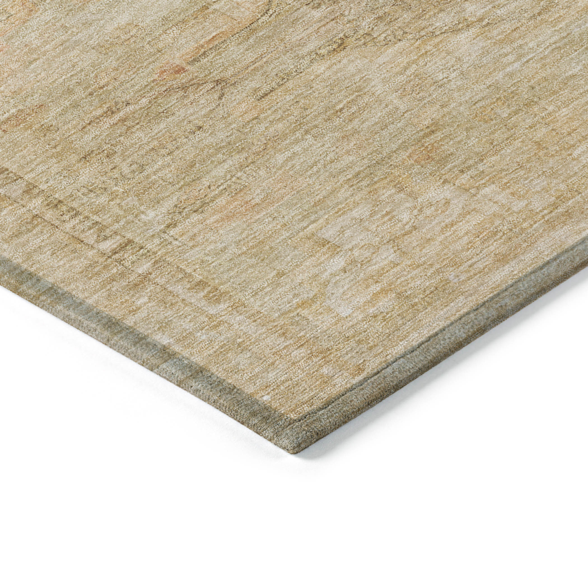 10' X 14' Linen And Wheat Aztec Washable Indoor Outdoor Area Rug - Sports & Outdoor