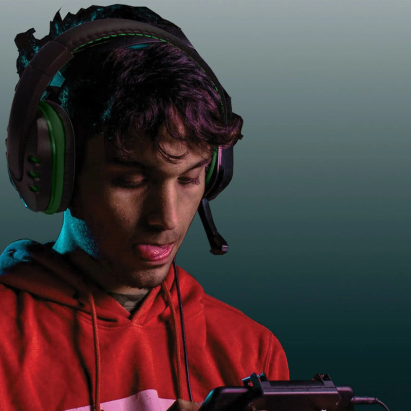 Ultimate Gaming Headphone - Black/Green Soundbound