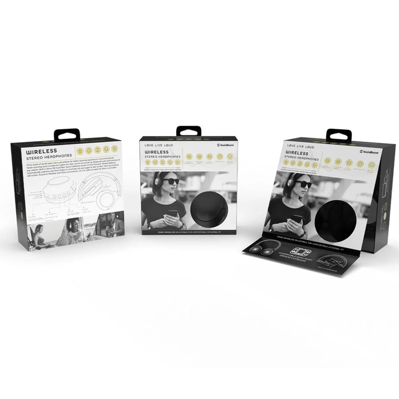 Gunmetal Bluetooth Headphone Soundbound