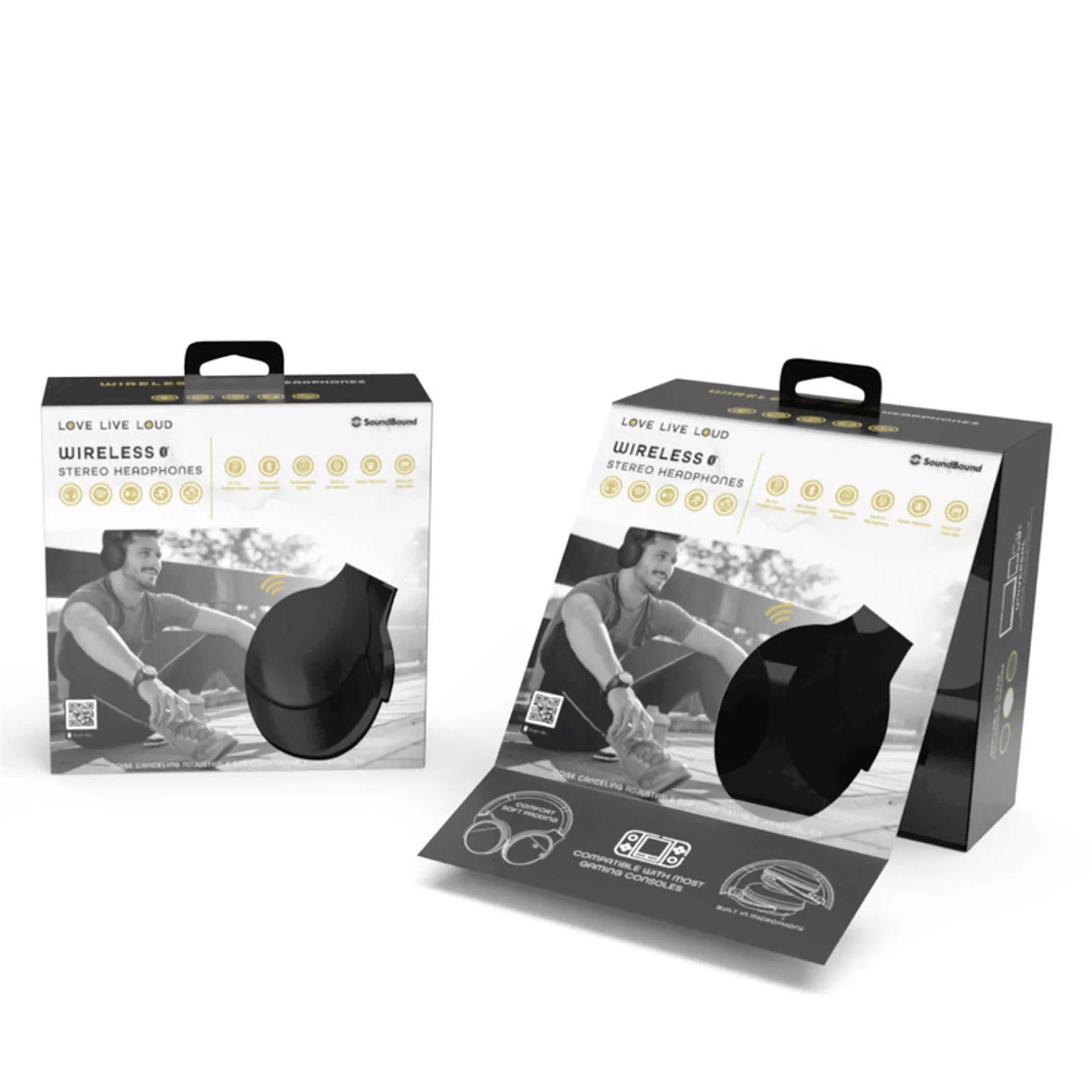 Gunmetal Bluetooth Headphone Soundbound