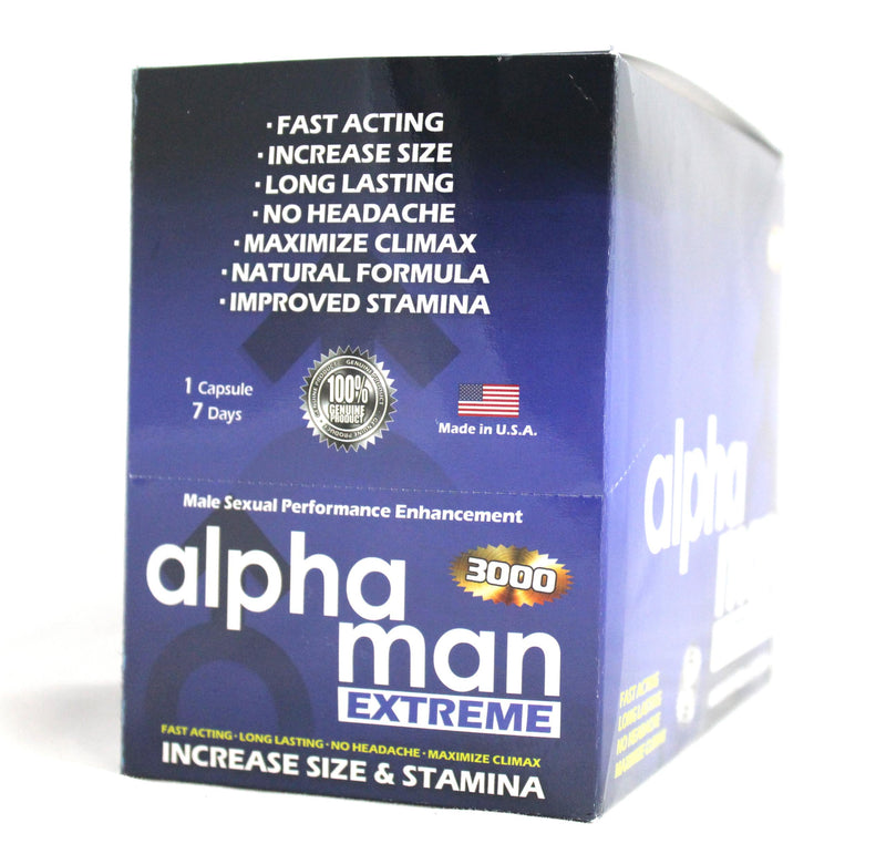Alphaman Extreme 3000 - 30 Count Display - GreatEagleInc