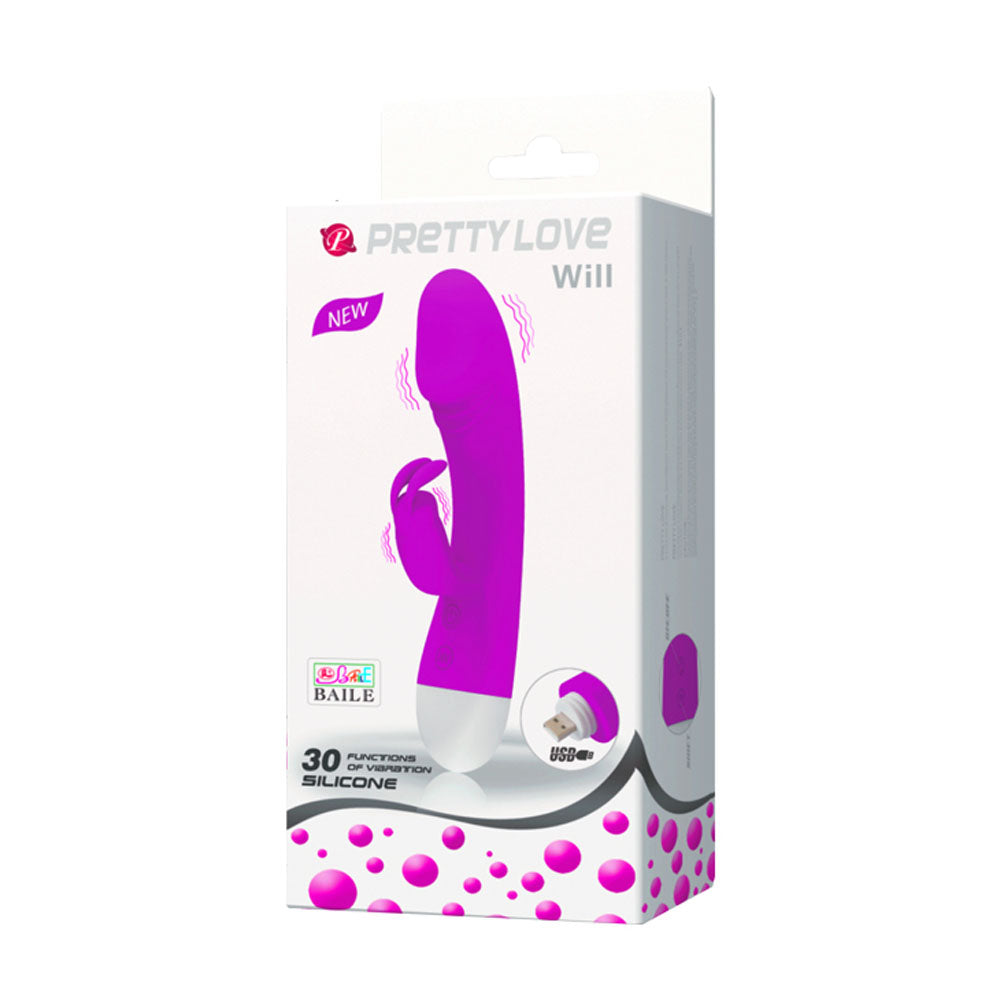 Pretty Love Will 30 Function Rabbit Style Vibrator - GreatEagleInc