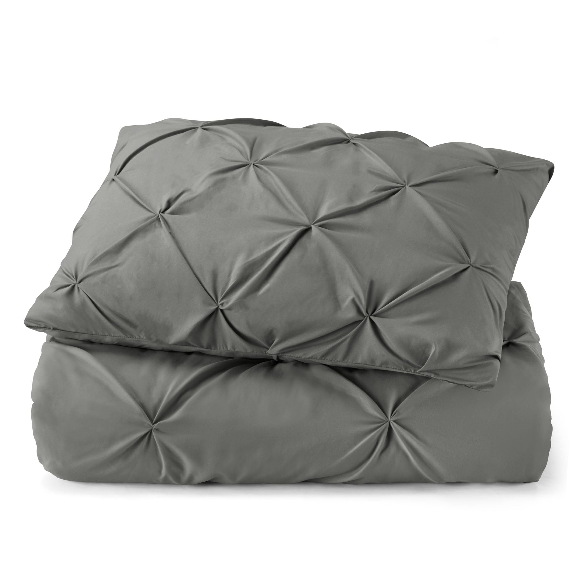 Gray Twin Microfiber Washable Microfiber Down Alternative Comforter