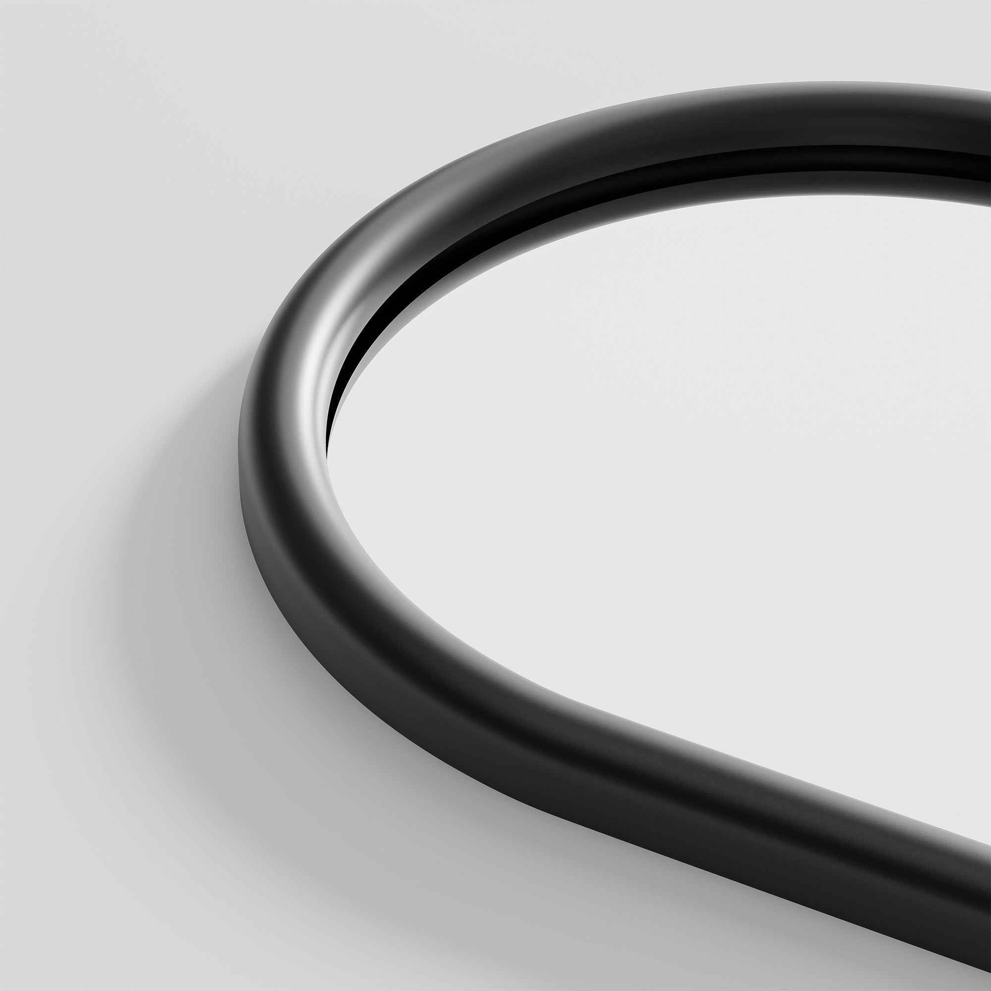 Black Wood Arch Freestanding Ornate Framed Accent Mirror