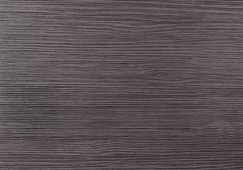 59" Taupe And Silver Metal Sled Base Dining Table