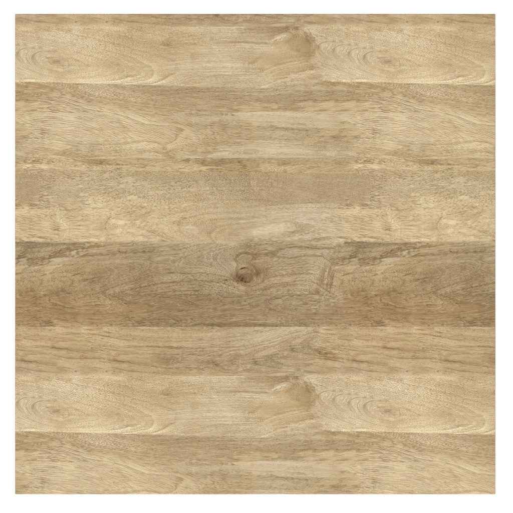 30" Natural Solid Wood Square Solid Coffee Table