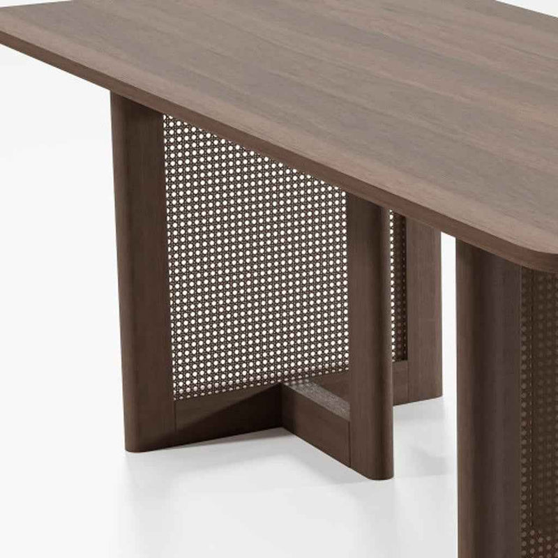 33" Brown Solid Wood Rectangular Bar Table