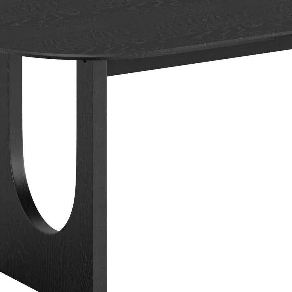 45" Yellow Solid Wood Rounded Bar Table