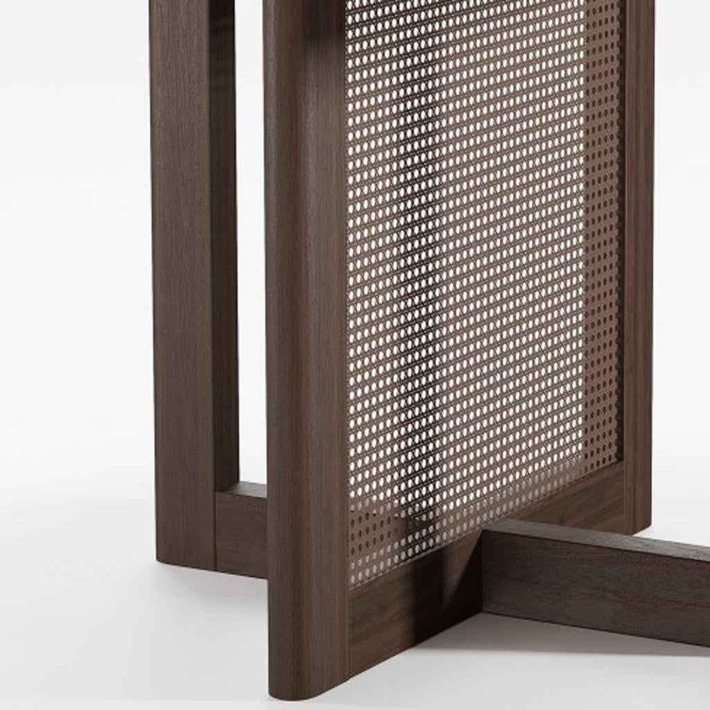 52" Brown Solid Wood Rounded Bar Table