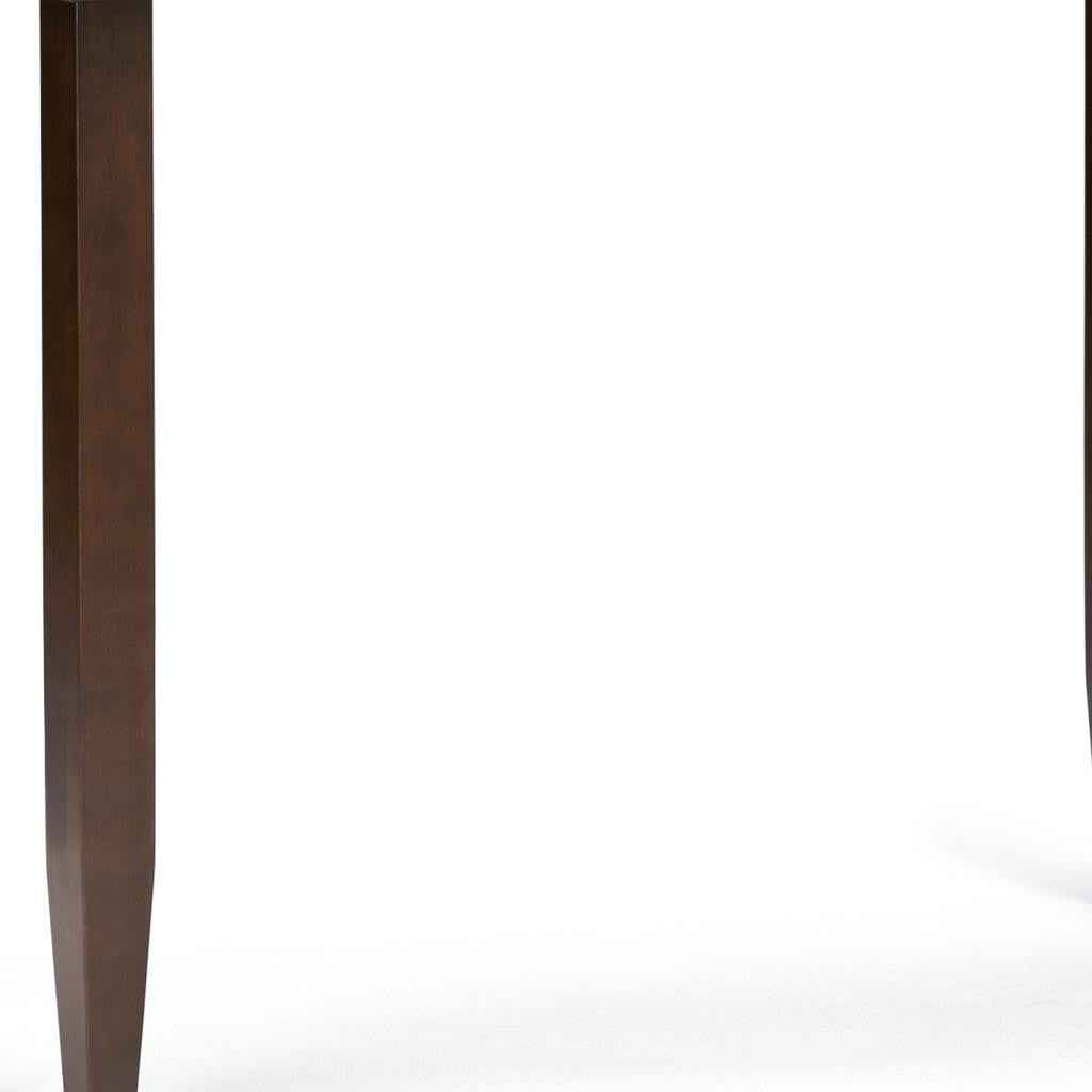 42" Brown Solid Wood Computer Desk