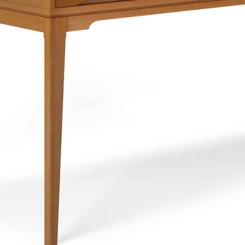 60" Brown Wood Computer Desk